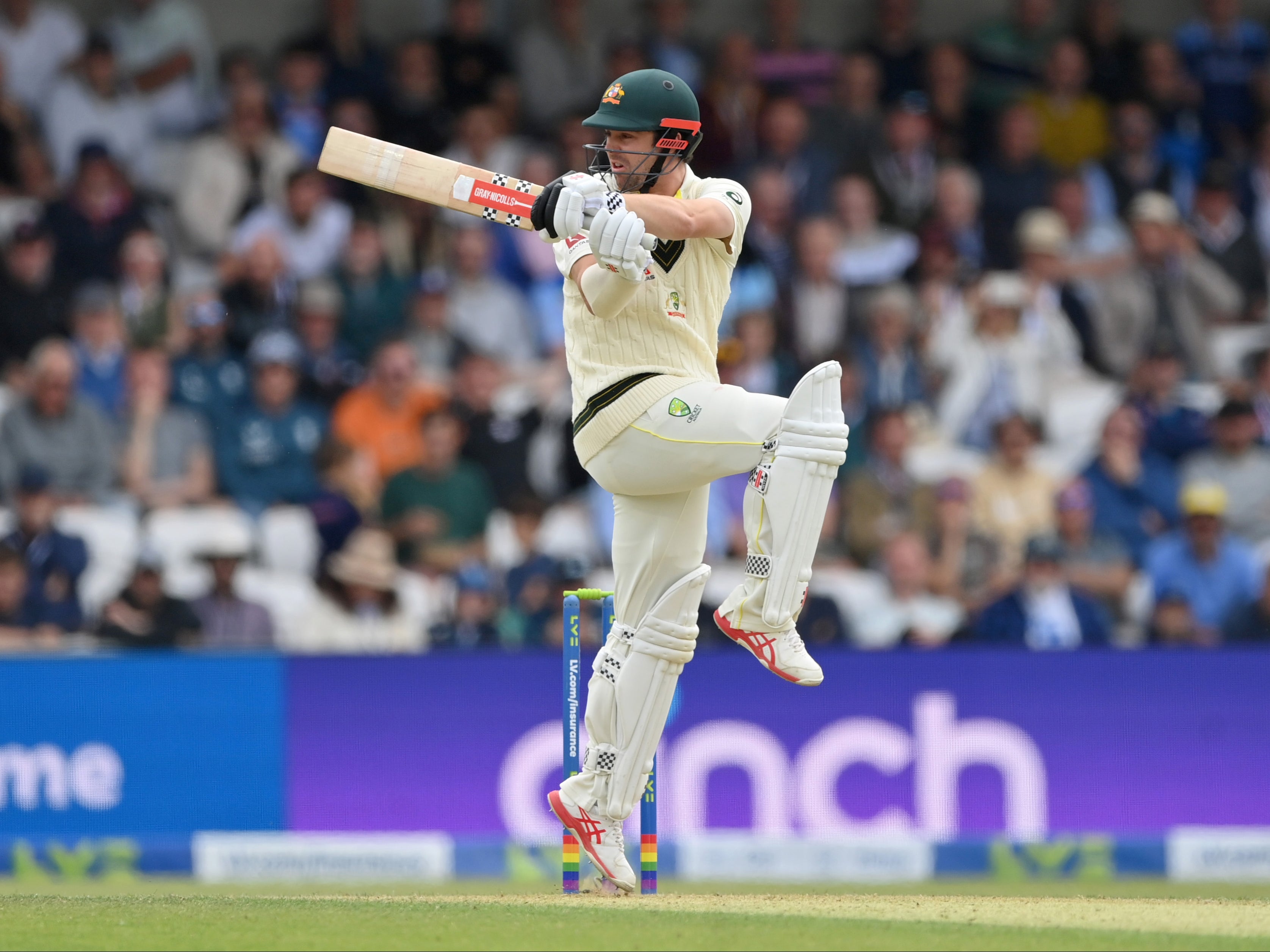 Travis Head scored 77 in Australia’s second innings