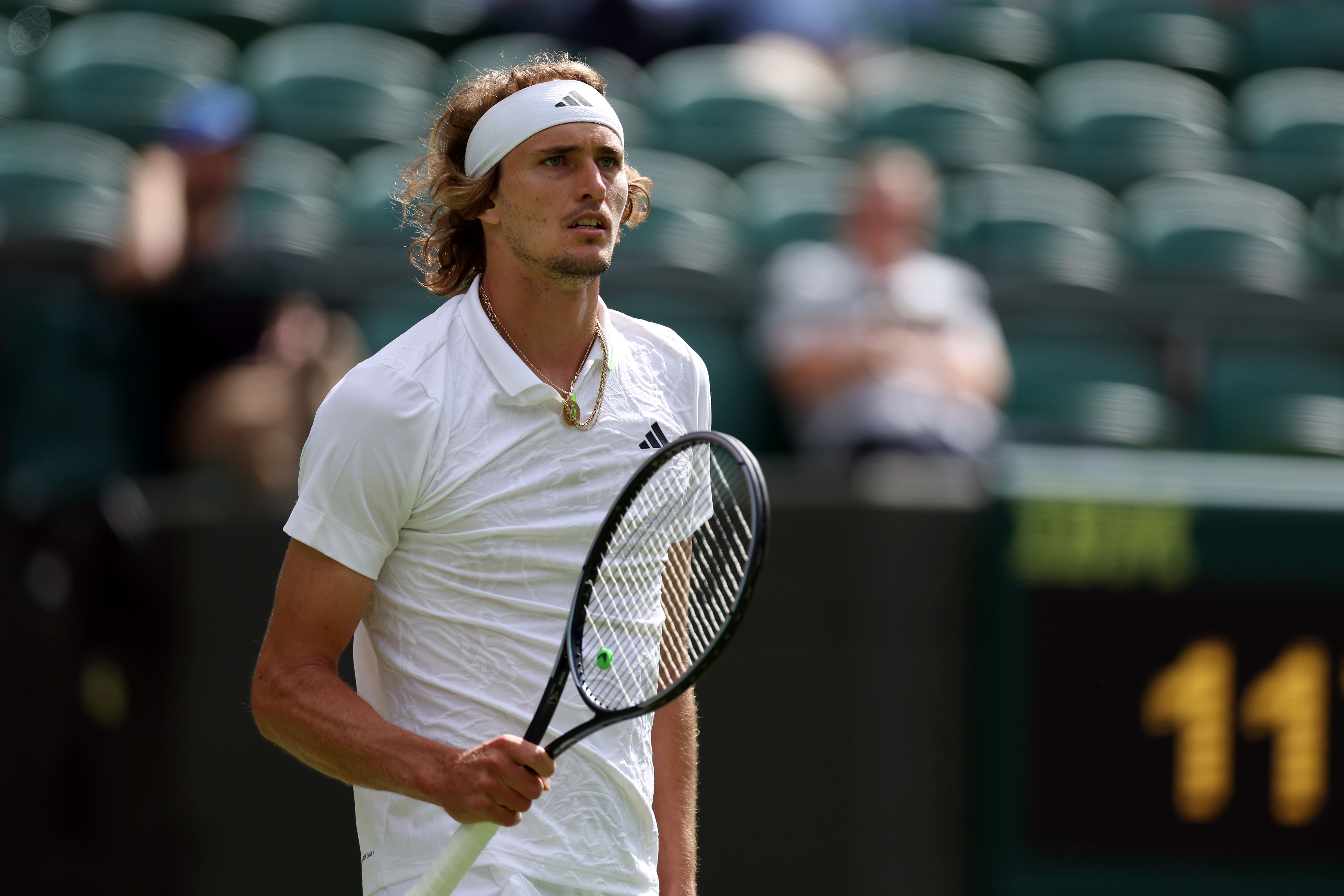 Alexander Zverev belatedly won his match against Gijs Brouwer (Steven Paston/PA)