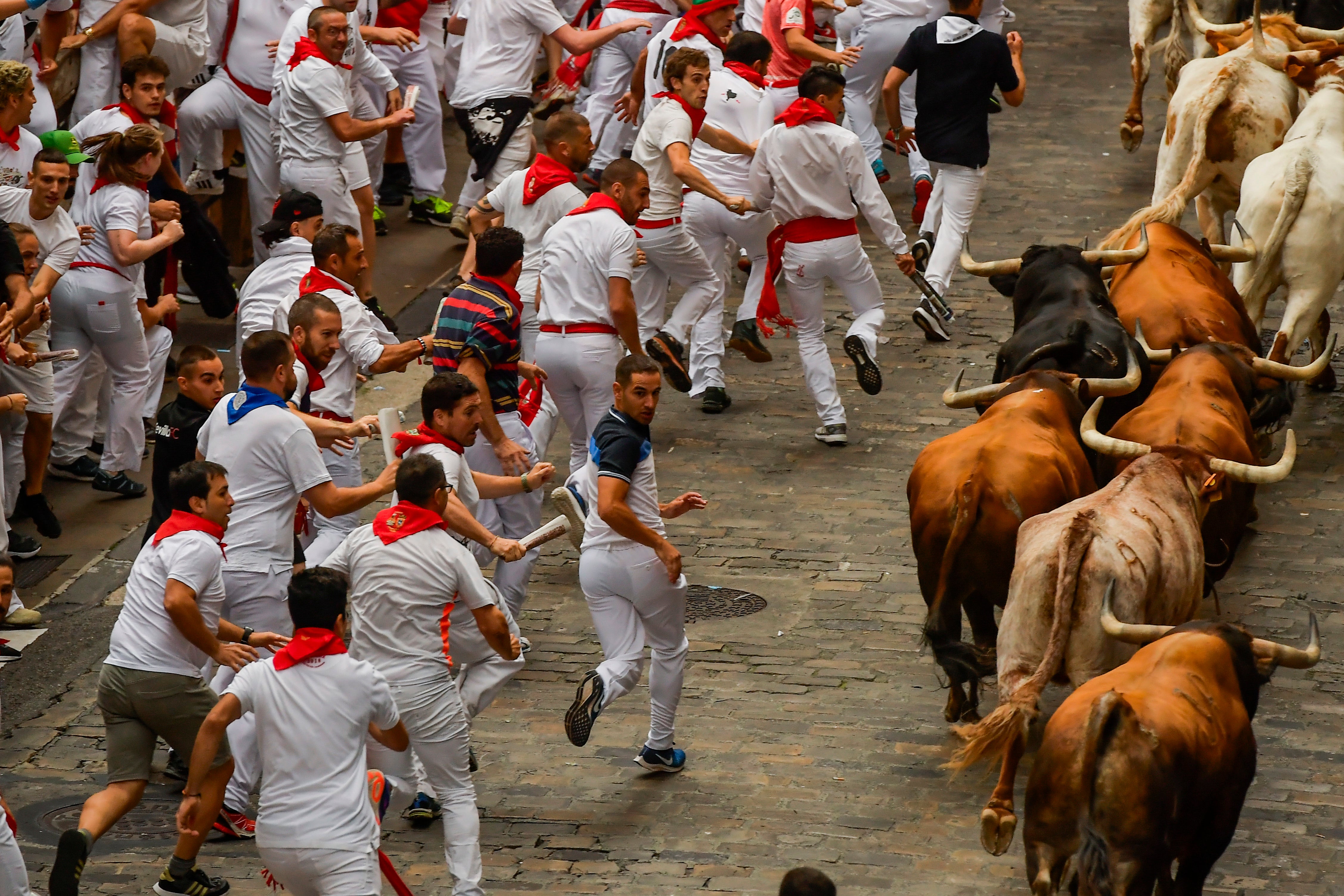 Spain Running of the Bulls