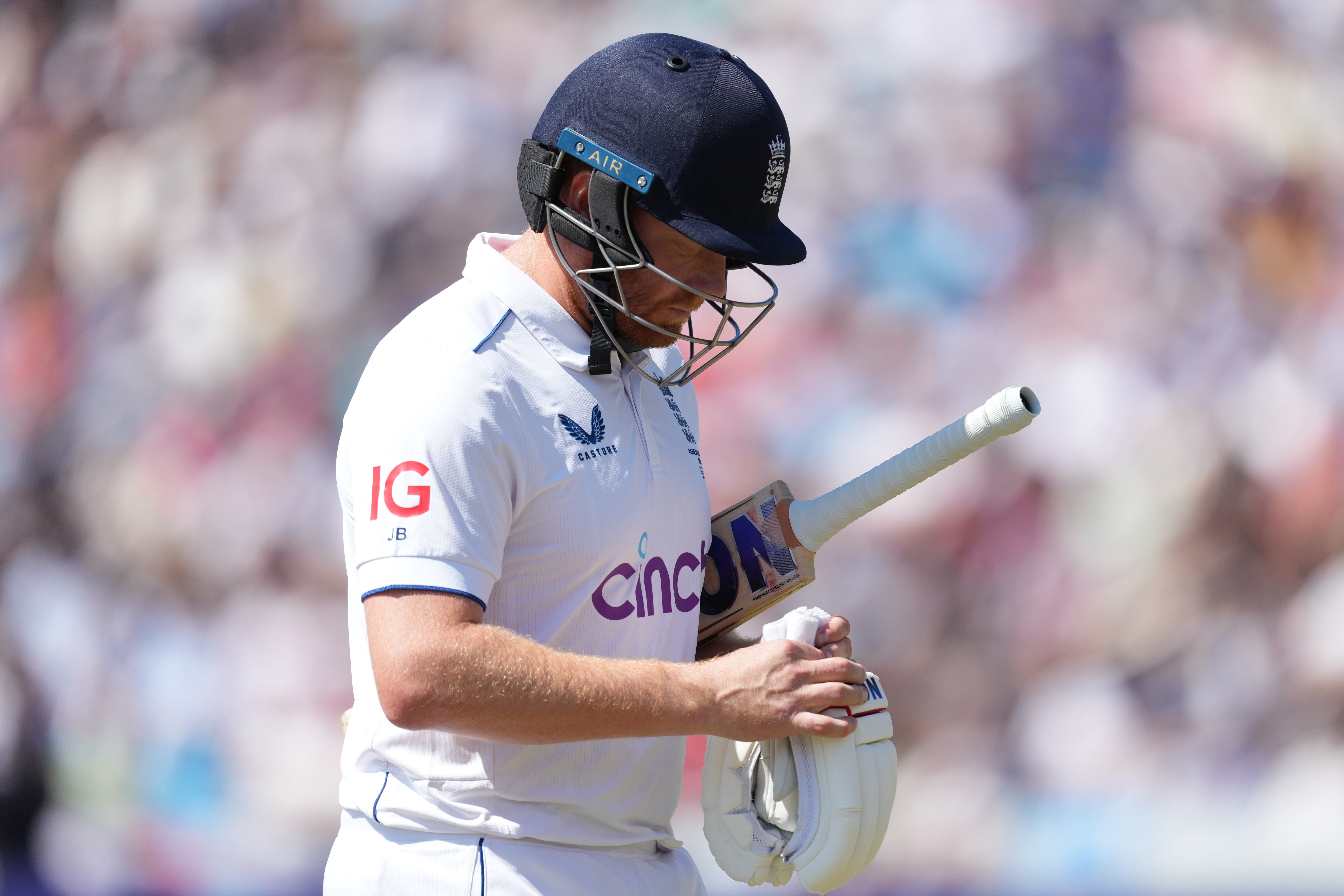 Jonny Bairstow scored just five in England’s run chase