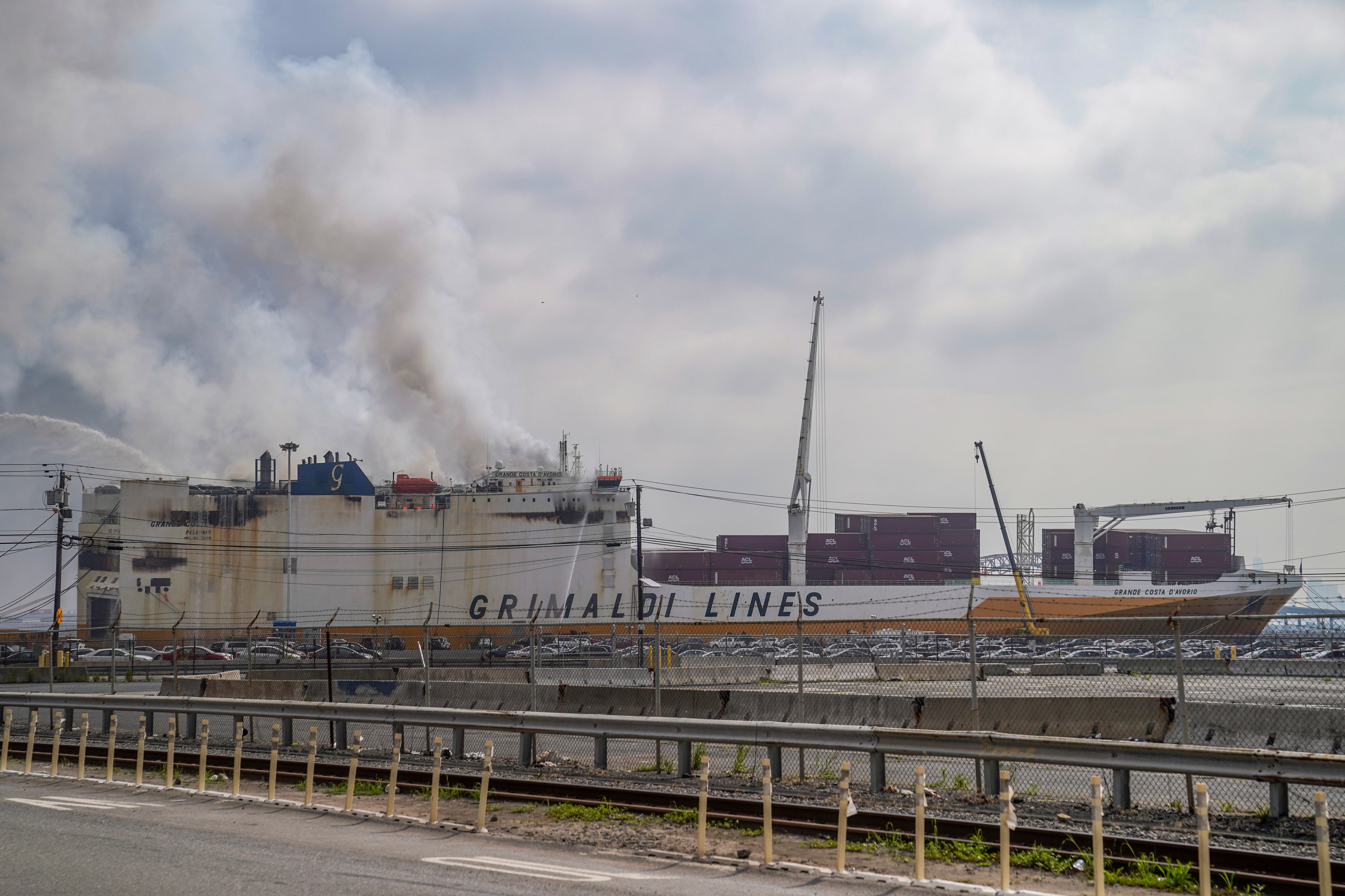 Cargo Ship Fatal Fire