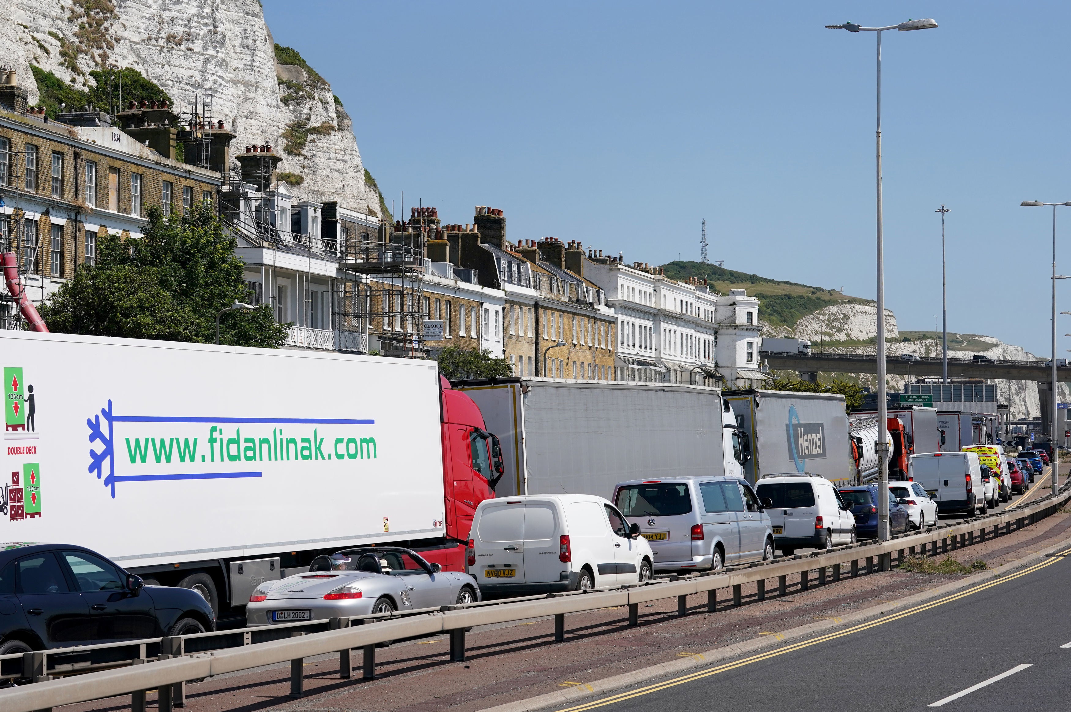 Dover has seen waves of congestion and delay from post-Brexit rules