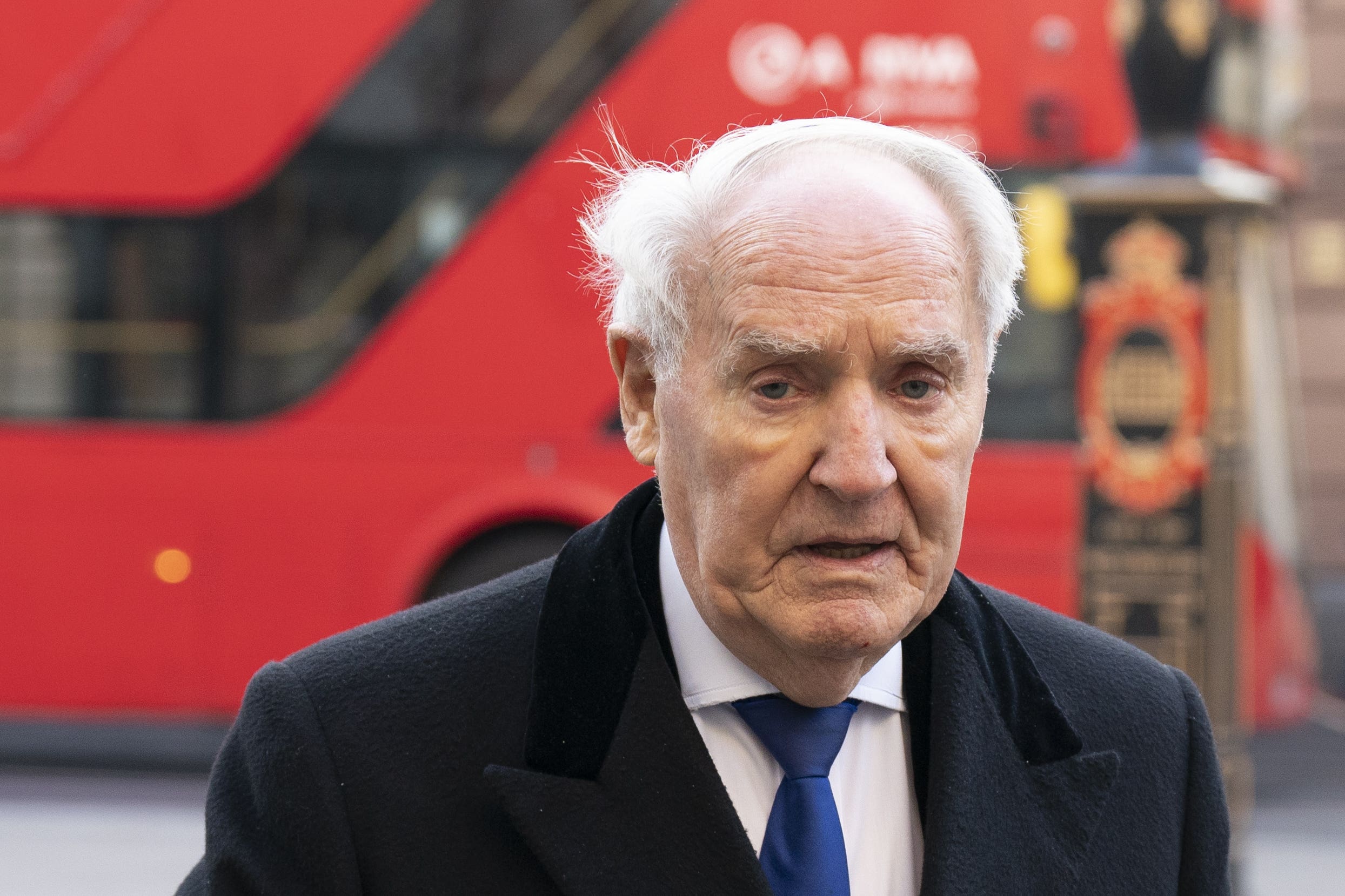 Sir Frederick Barclay outside the Royal Courts Of Justice, in central London (Kirsty O’Connor/PA)