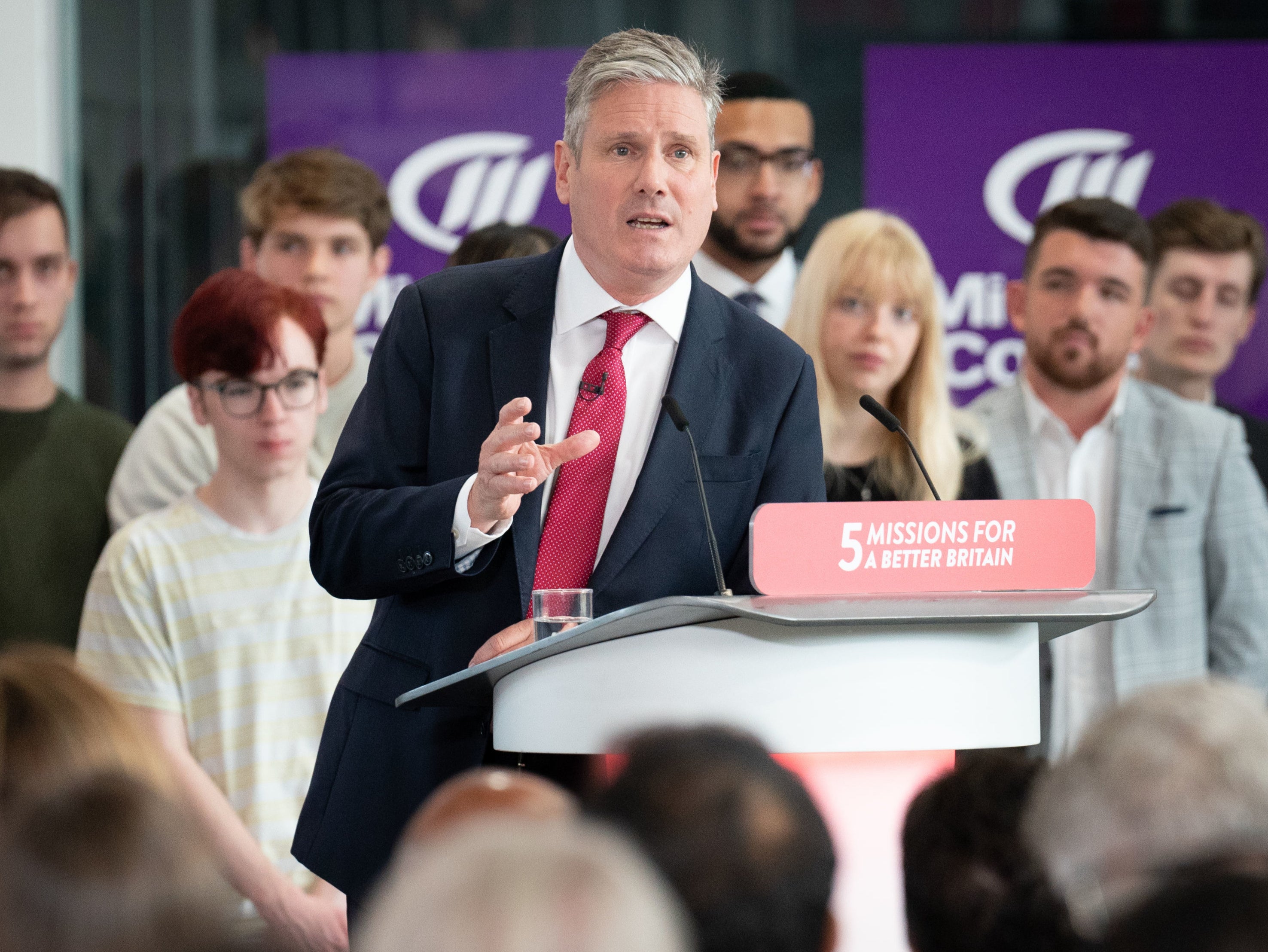 Keir Starmer’s Labour Party has the lead in a number of by-election polls