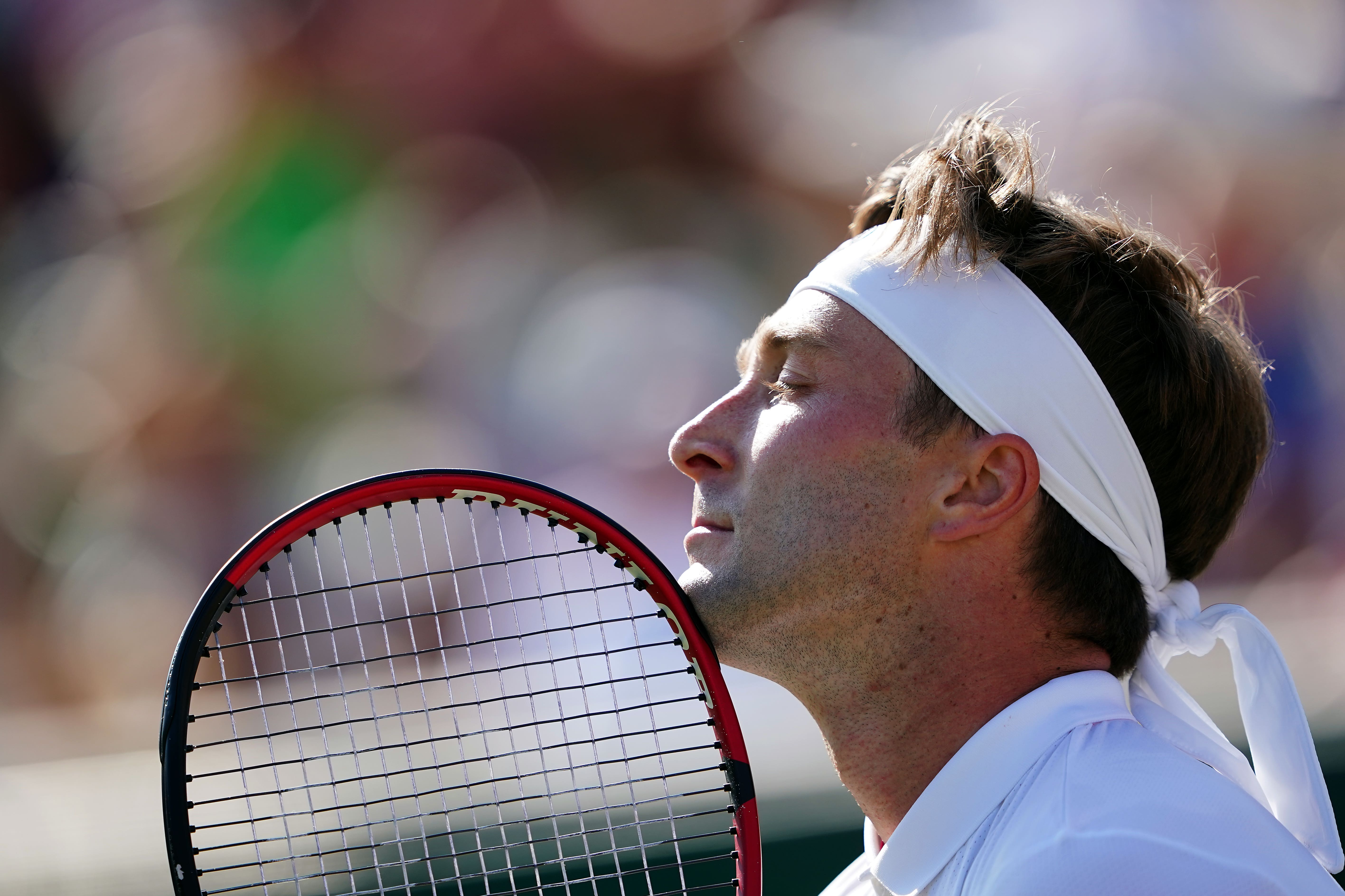 Liam Broady’s Wimbledon run is over after a third-round defeat (Zac Goodwin/PA)