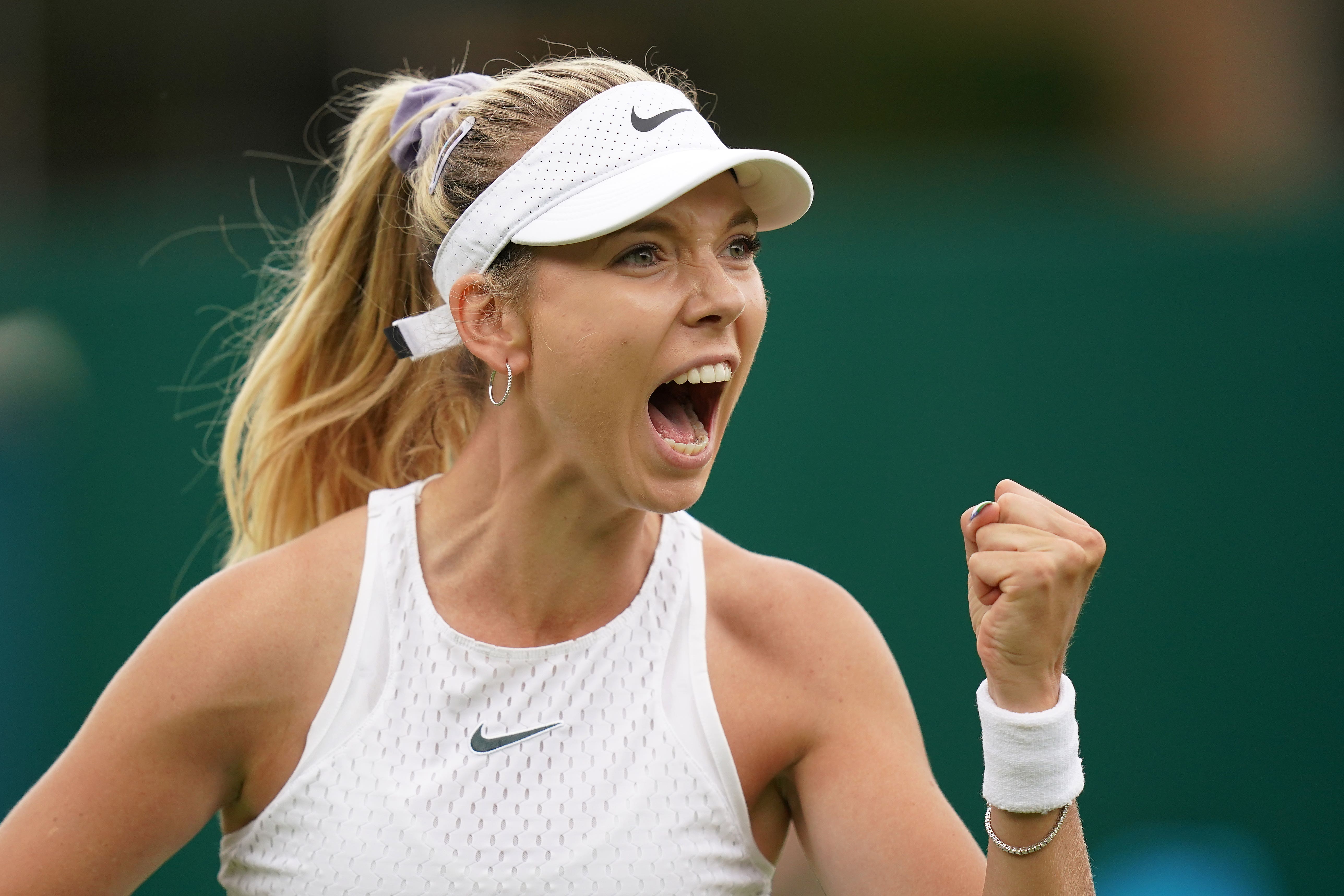 Katie Boulter faces last year’s champion Elena Rybakina (Adam Davy/PA)