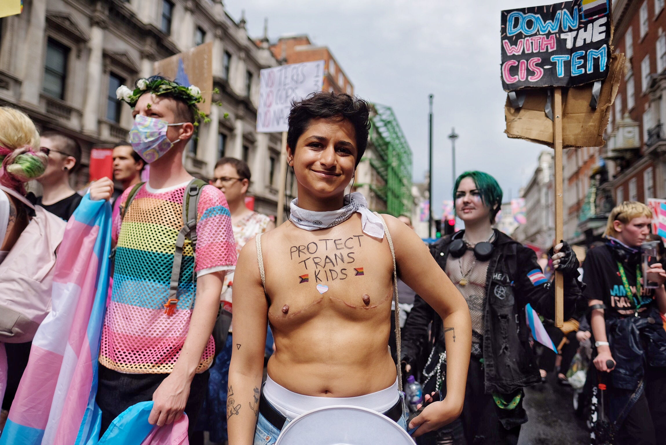 The march in London