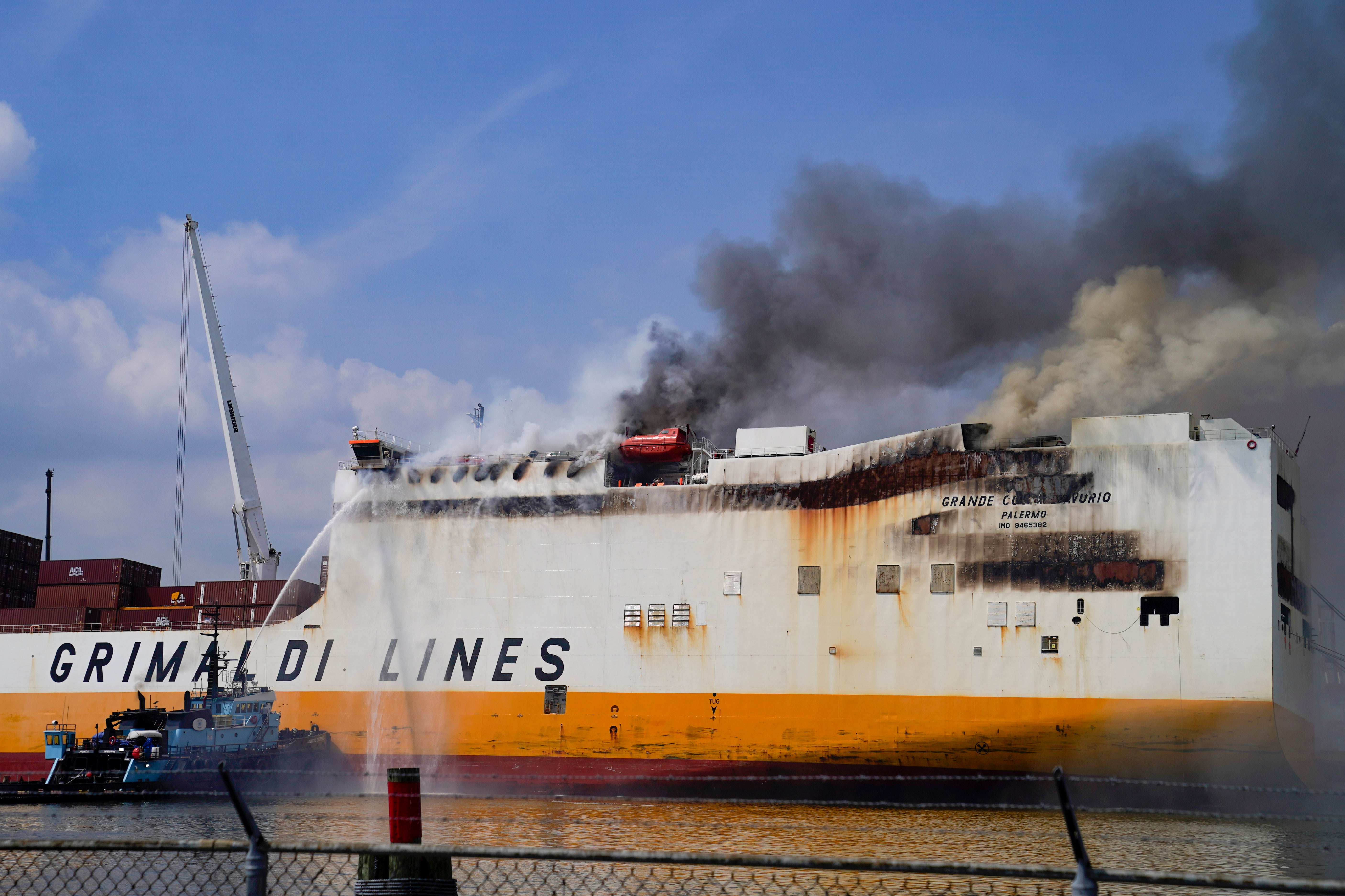 Cargo Ship Fatal Fire