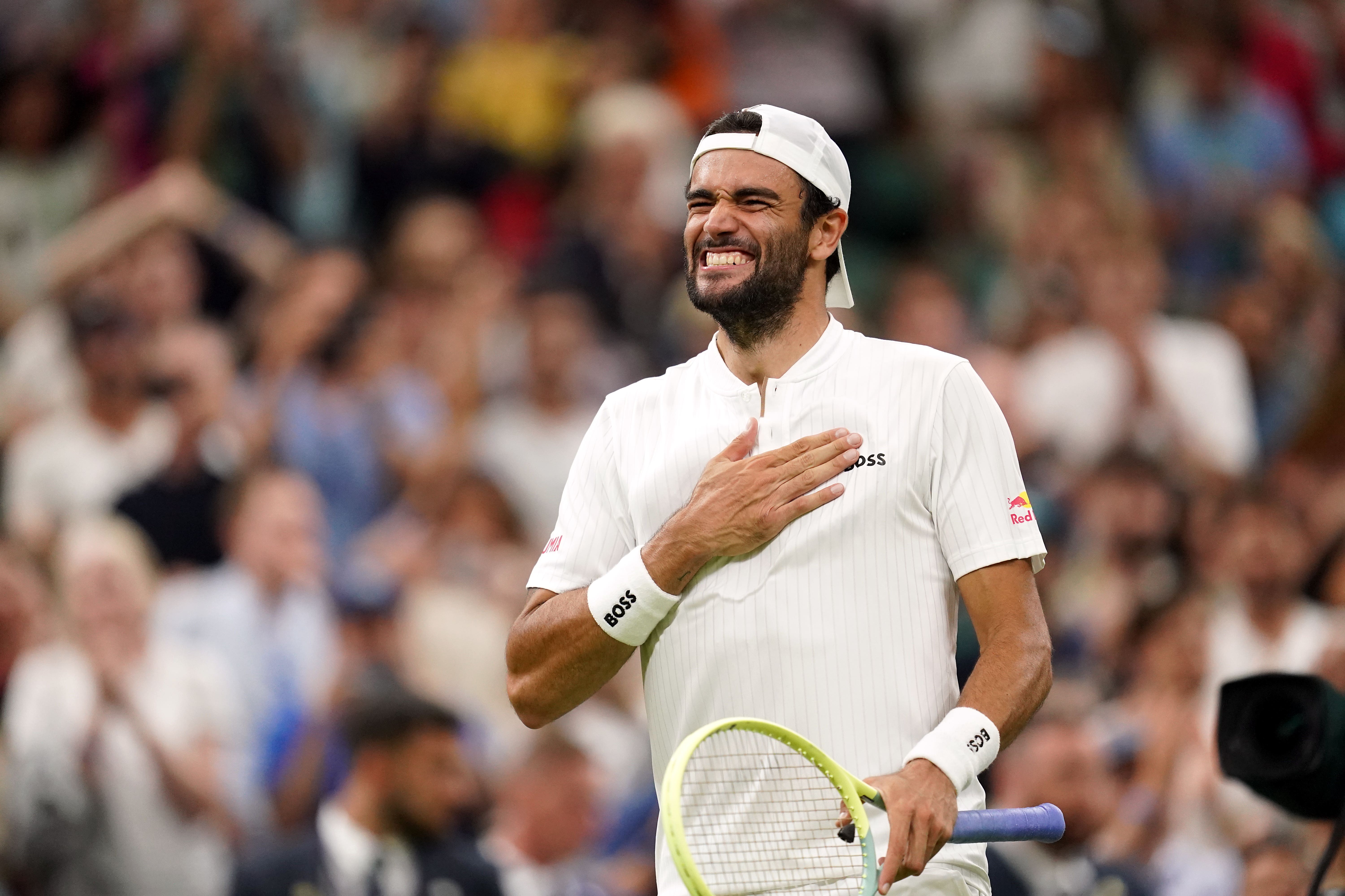 Matteo Berrettini has found his form again at Wimbledon (Victoria Jones/PA)