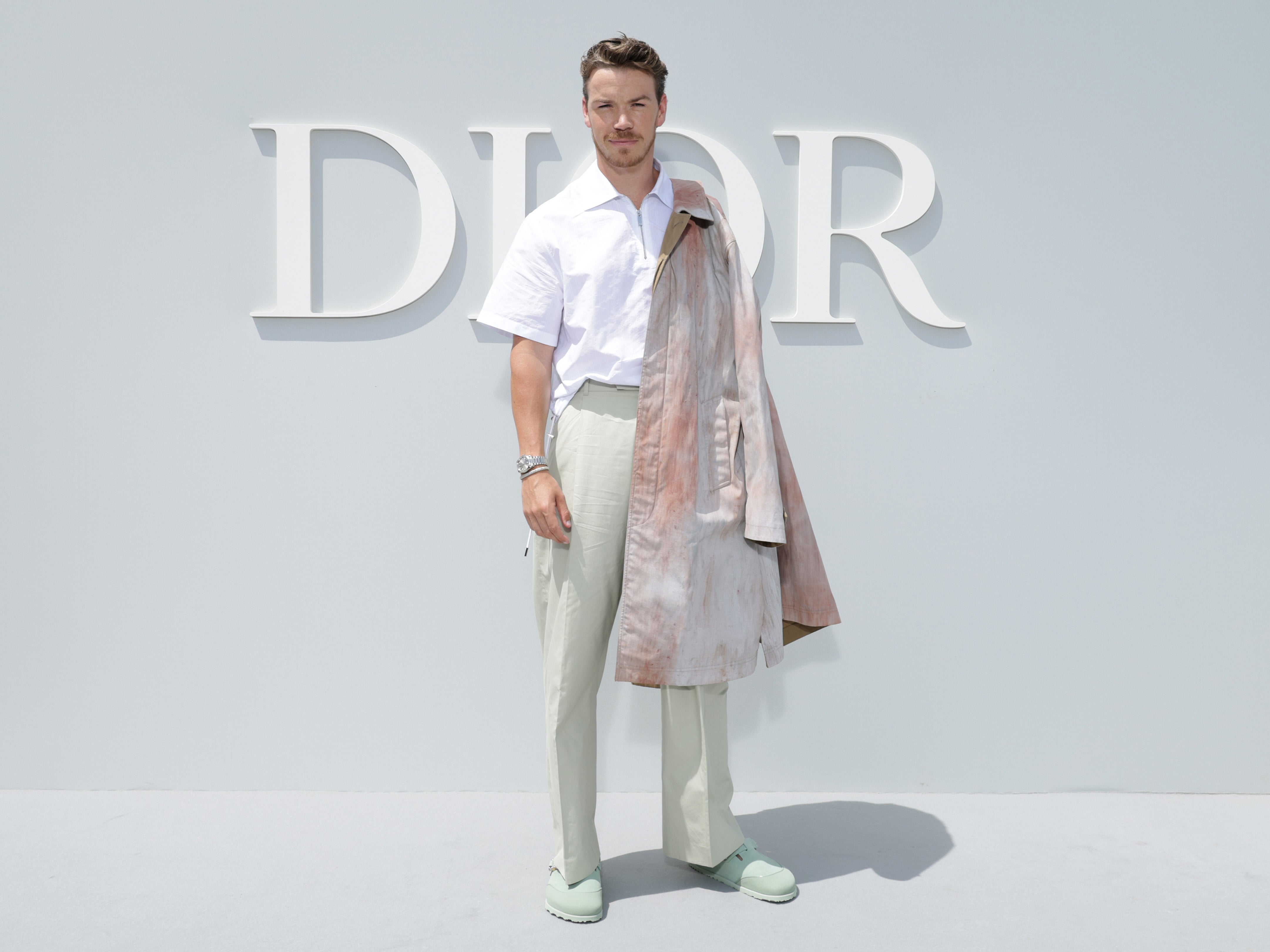 Will Poulter attends the Dior Homme Menswear Spring/Summer 2024 show as part of Paris Fashion Week on June 23, 2023