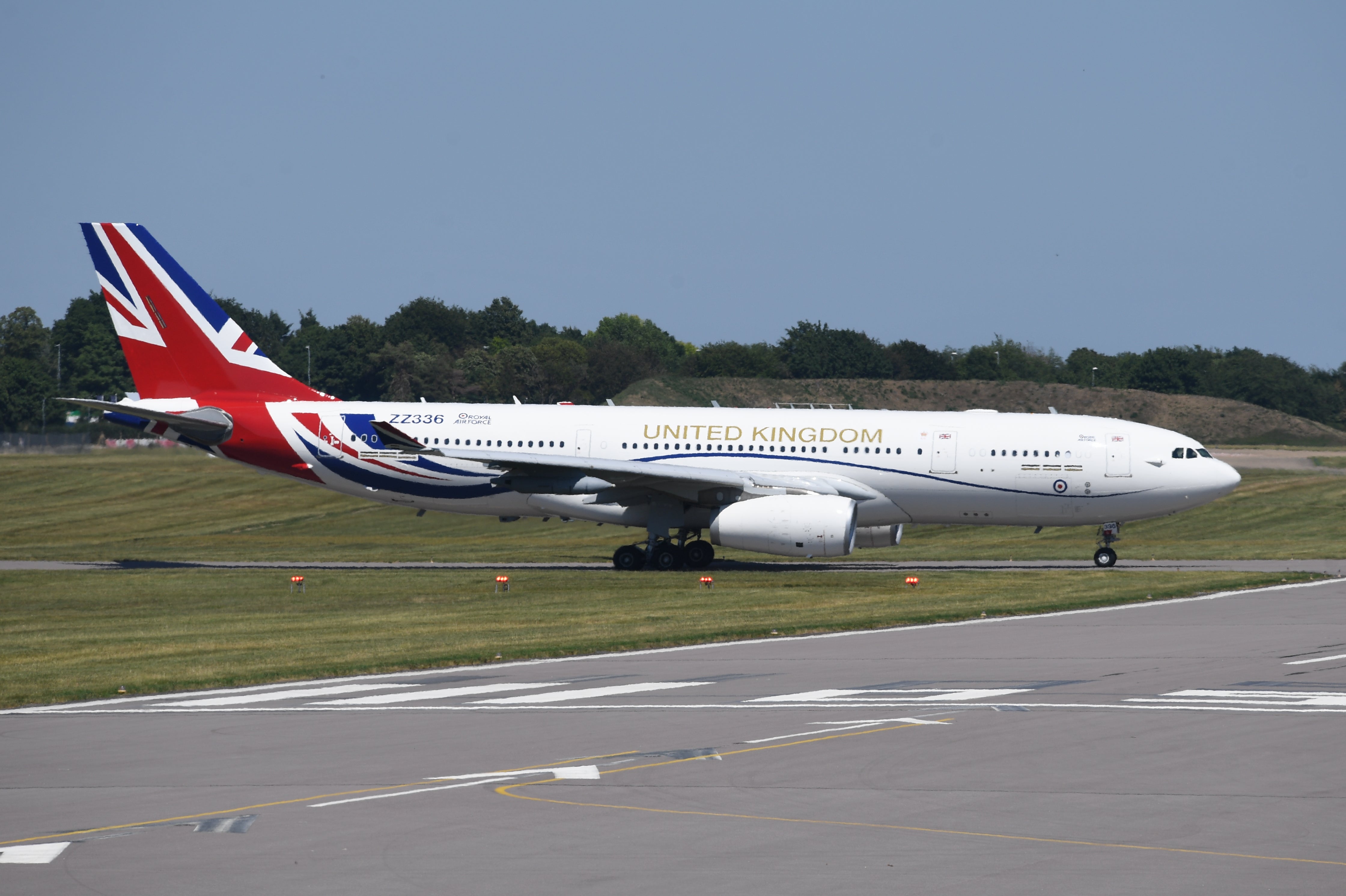 Emission critical: the RAF Voyager Airbus A330 that the deputy prime minister used to fly to New York