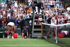 Why did Elina Svitolina and Victoria Azarenka not shake hands at Wimbledon?