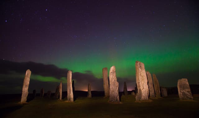 <p>The Lights shown over the Outer Hebrides</p>