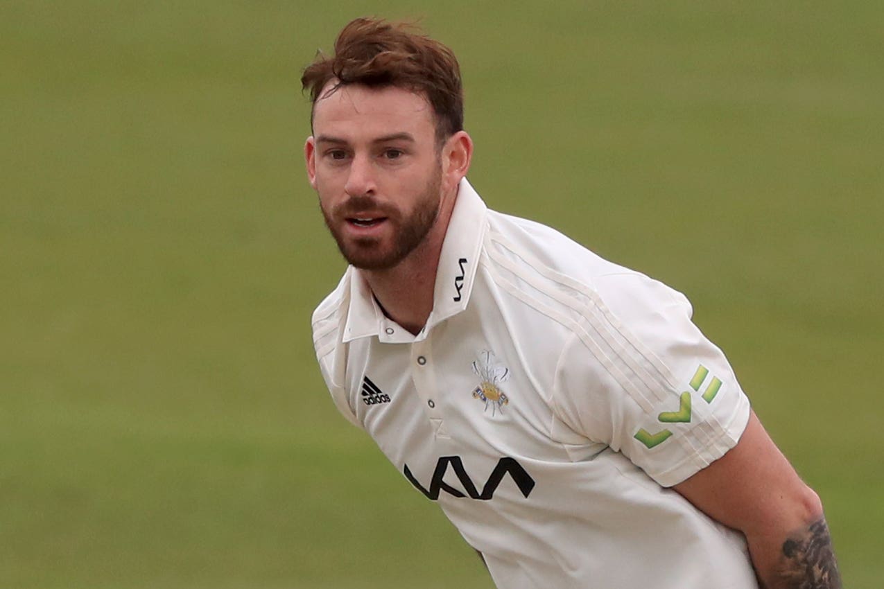 Jordan Clark smashed 107 as Surrey recovered from 70 for four to reach 339 for eight (Adam Davy/PA)