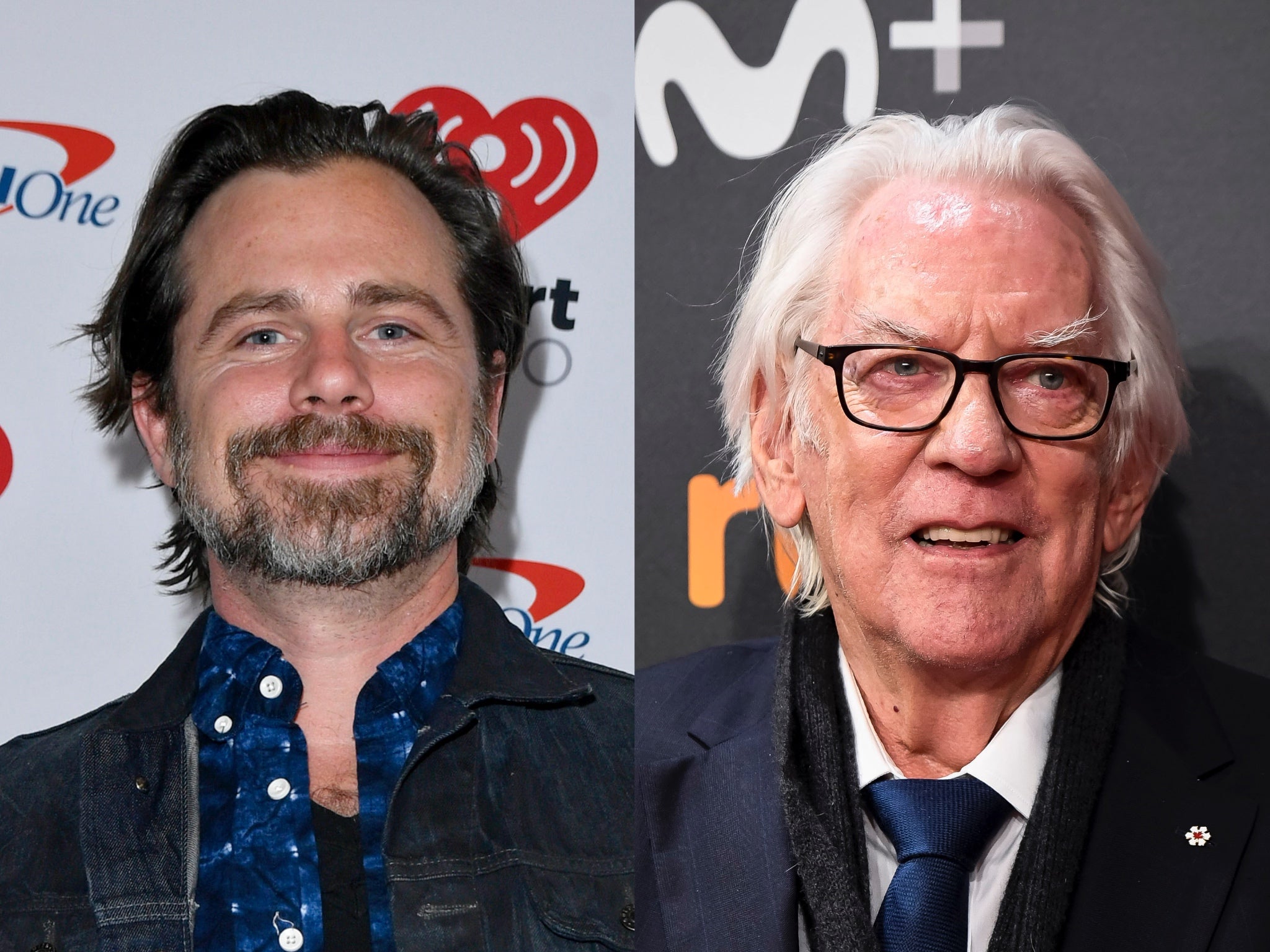 Rider Strong (left) and Donald Sutherland