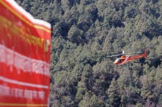 Helicopter carrying foreign nationals goes missing near Mount Everest in Nepal