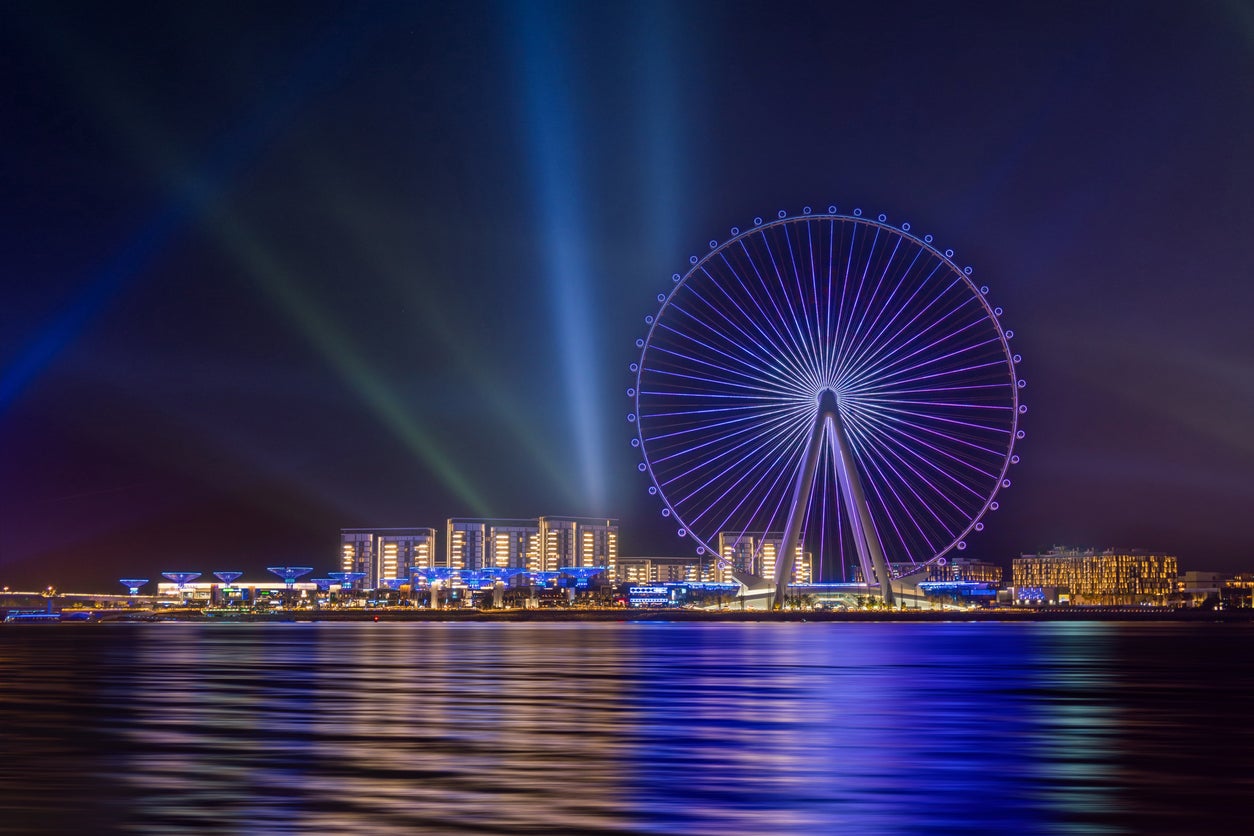 Bluewaters Island is home to the Ain ferris wheel