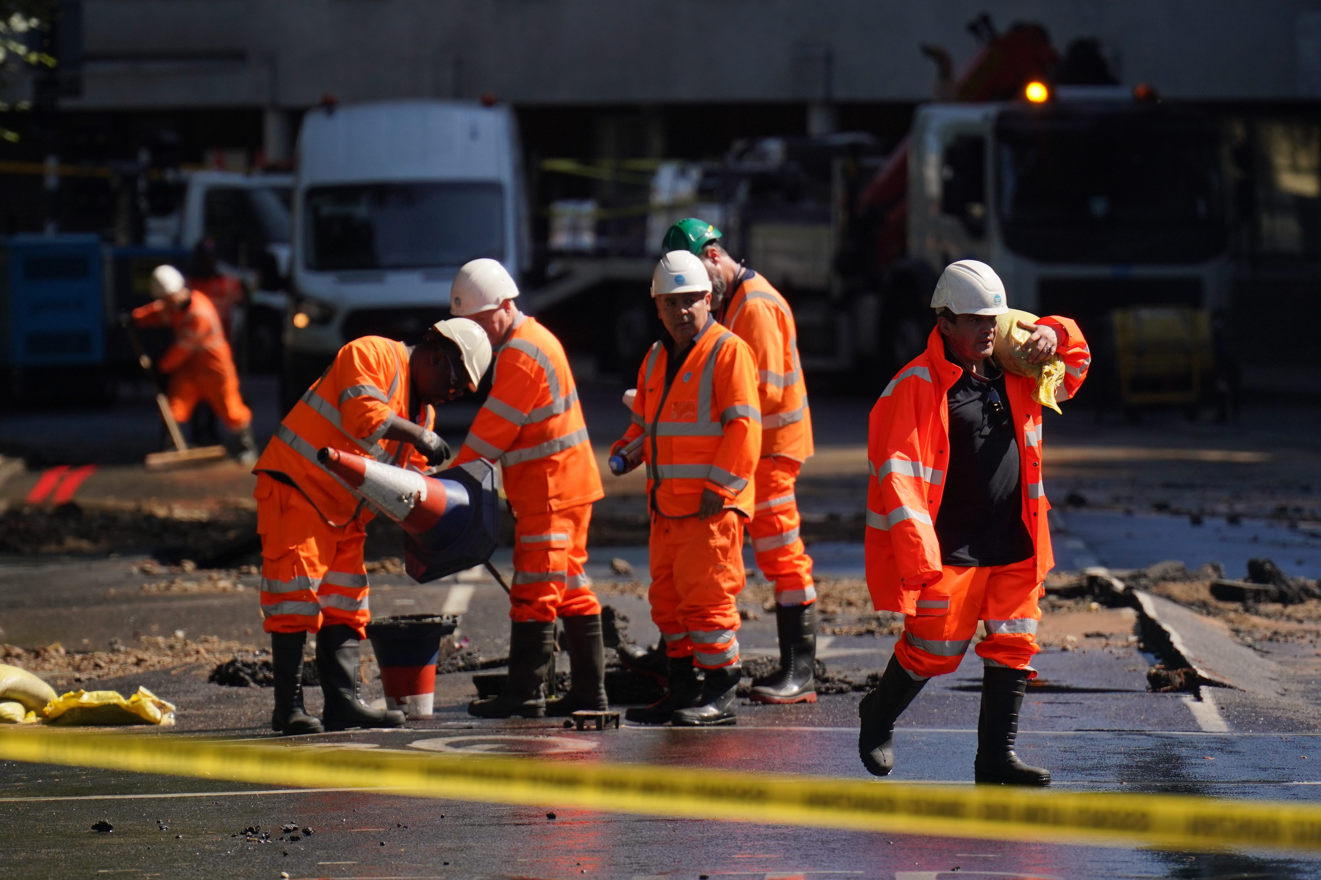 Thames Water failed to meet its target this year on reducing leakages (Jonathan Brady/PA)