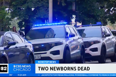Two newborn girls found dead in daycare bathroom after mother rushed to hospital covered in blood