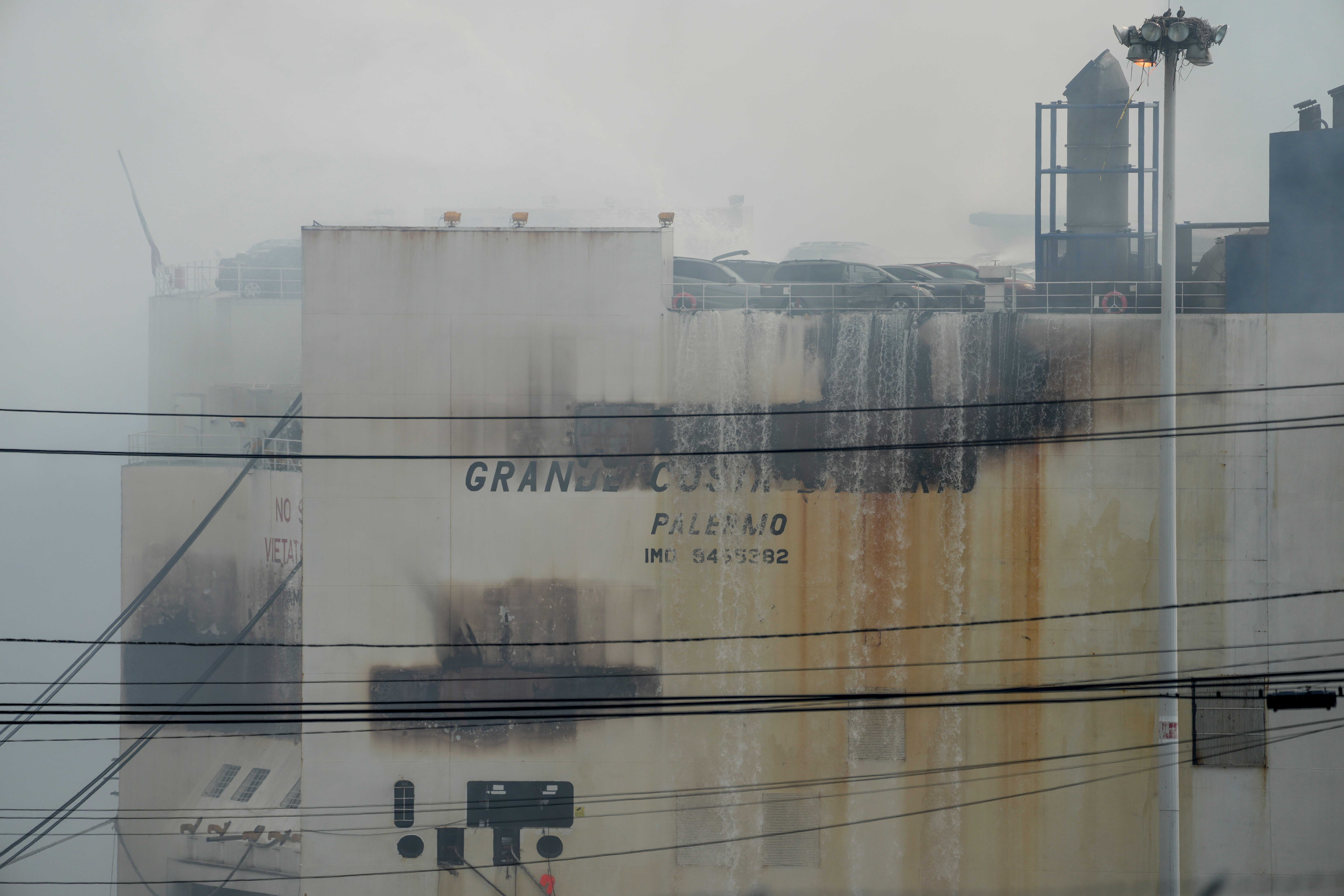 Cargo Ship Fatal Fire