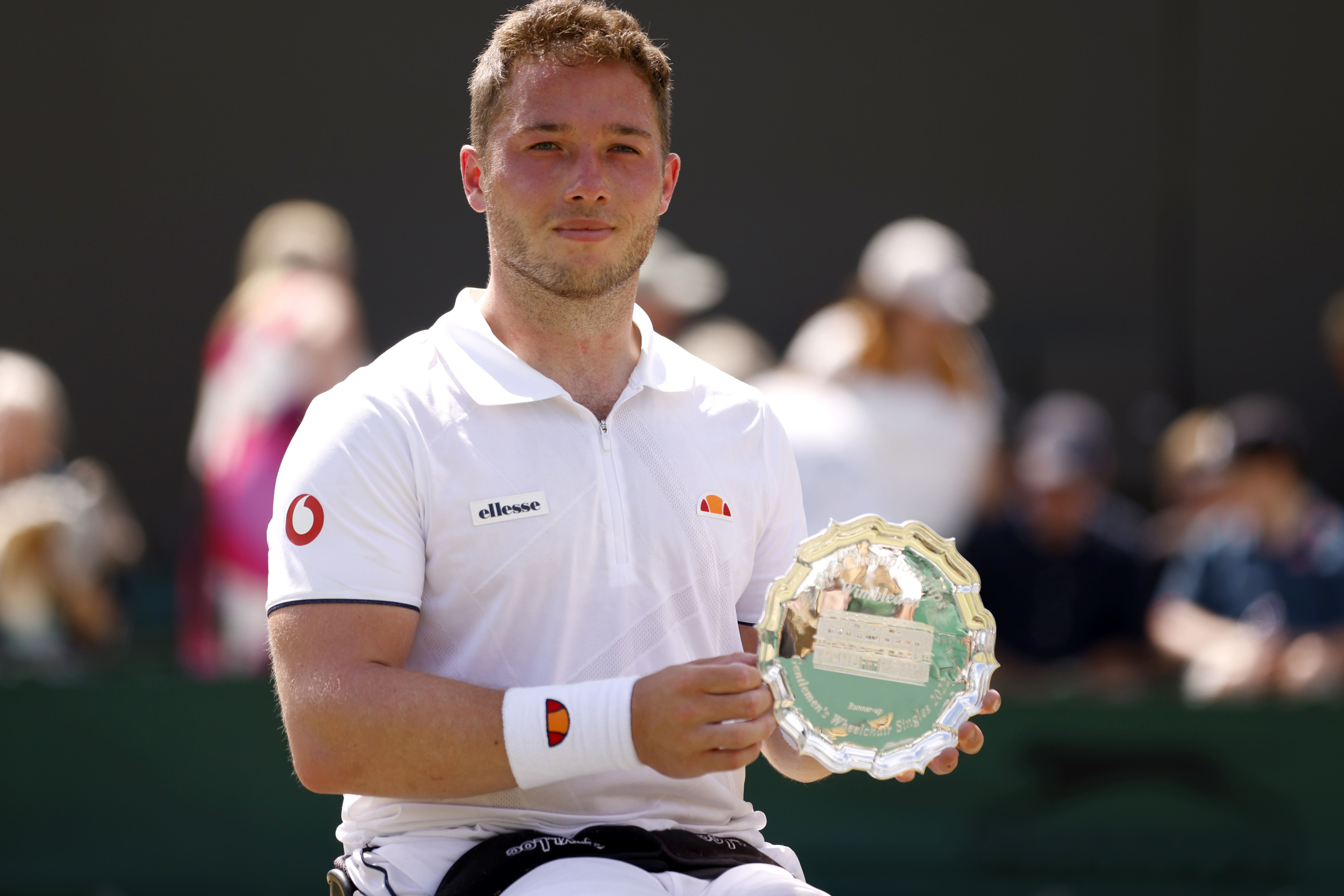 Alfie Hewett was beaten in last year’s Wimbledon singles final (Steven Paston/PA)