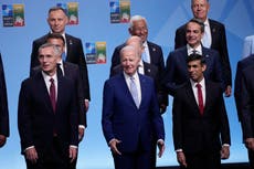 Biden news – live: President skips Nato leadership dinner as White House blames ‘big speech’ prep