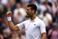 Wimbledon 2023 LIVE: Novak Djokovic equals Roger Federer record after Elina Svitolina stuns Iga Swiatek