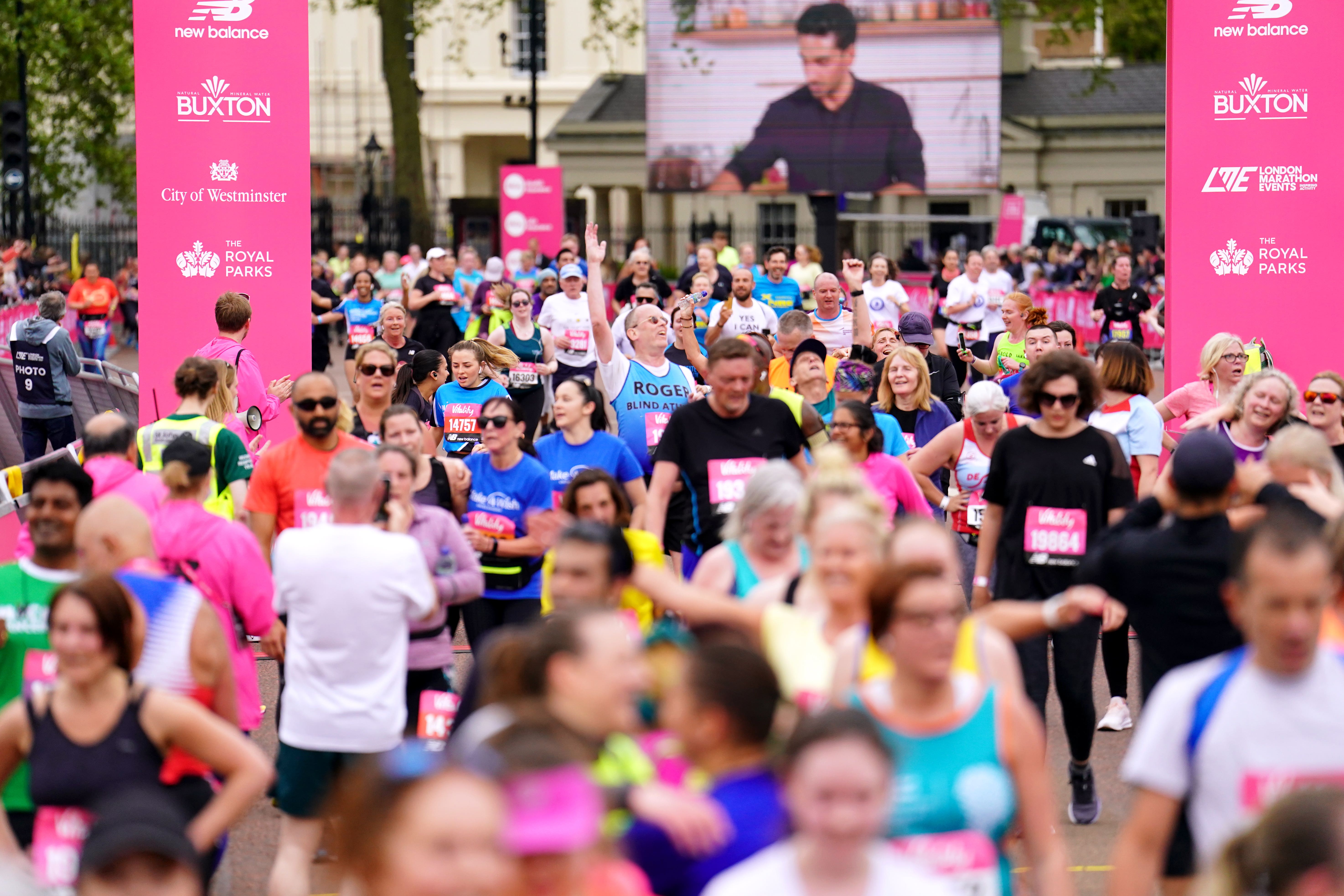 People are being encouraged to get moving for their mental health in 2023 (PA)