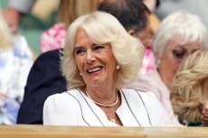 Camilla visits Wimbledon and reveals ball girl stint ‘100 years ago at Queen’s’