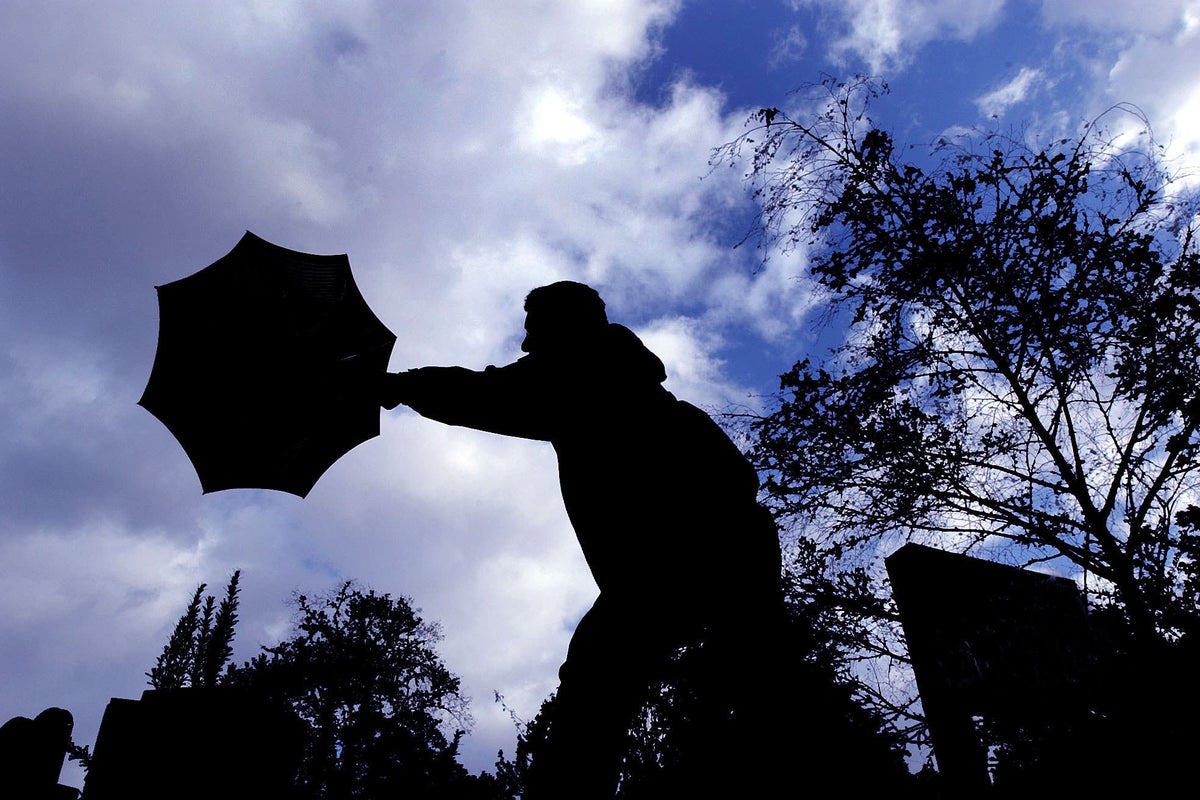 UK braces for rain and gale-force winds as temperatures slump