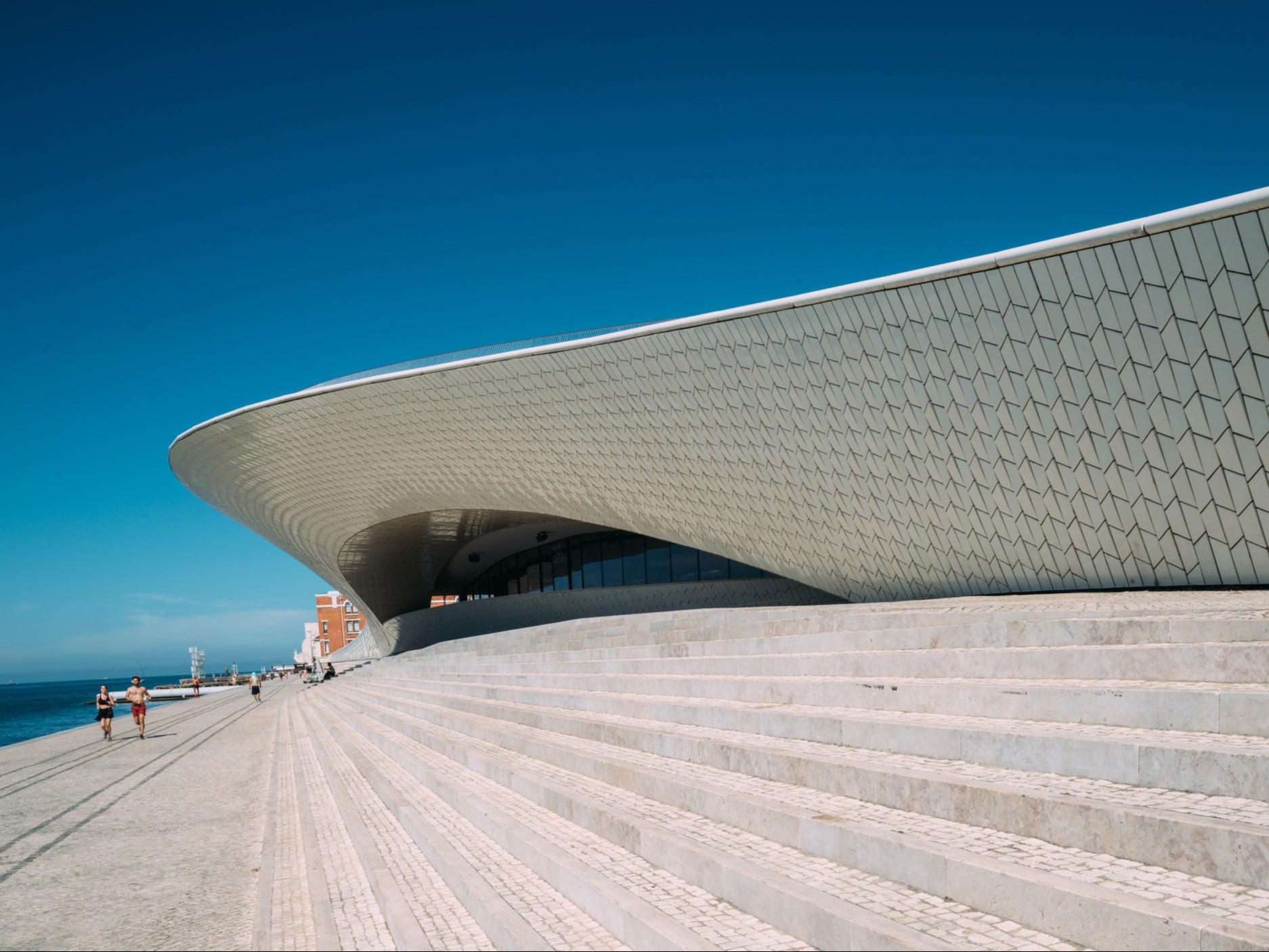 The eye-catching exterior of the Museum of Art, Architecture and Technology