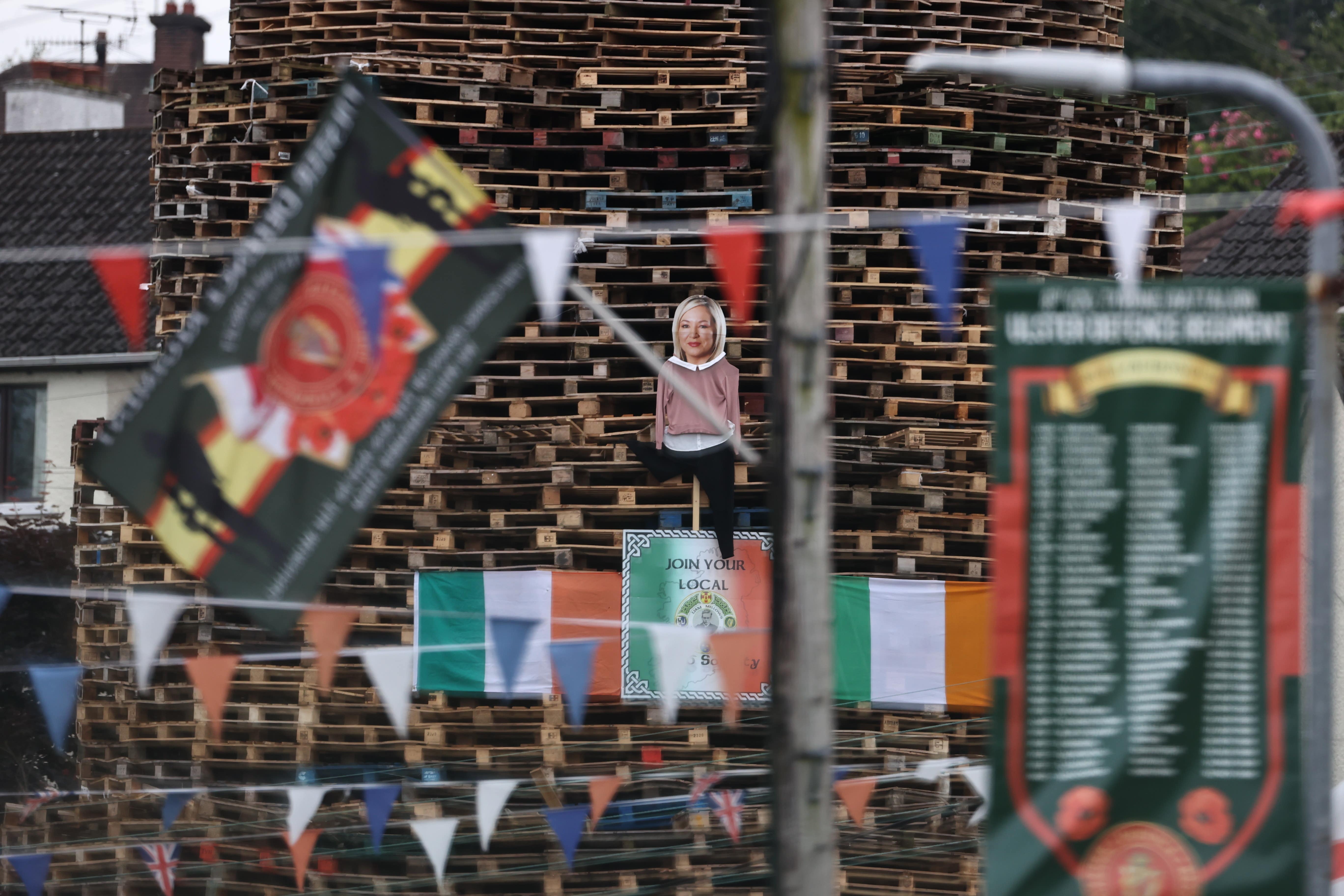 Michelle O’Neill leads Sinn Fein in Northern Ireland (Liam McBurney/PA)