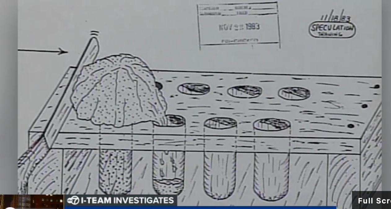 James Lewis provided detailed drawings showing how the Tylenol murders poisoner could have carried out the 1982 terror campaign