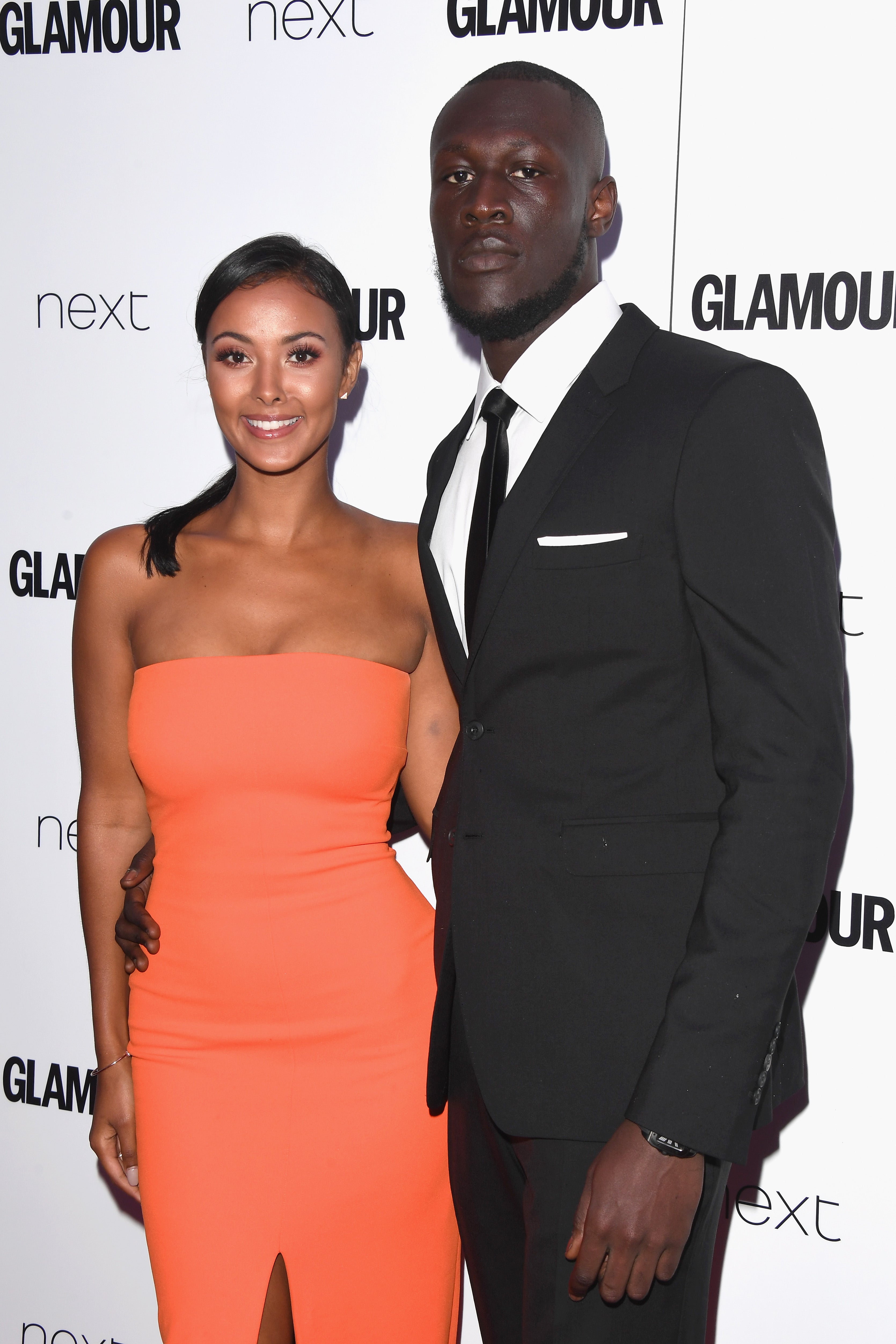 Maya Jama and Stormzy photographed together in 2017