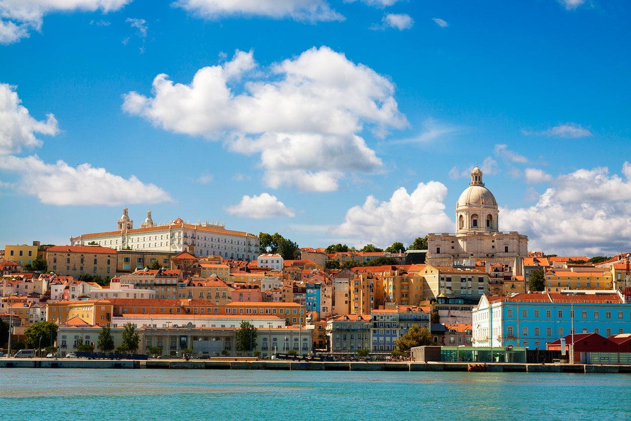 A view of Lisbon – this view greets you if you arrive via cruise ship