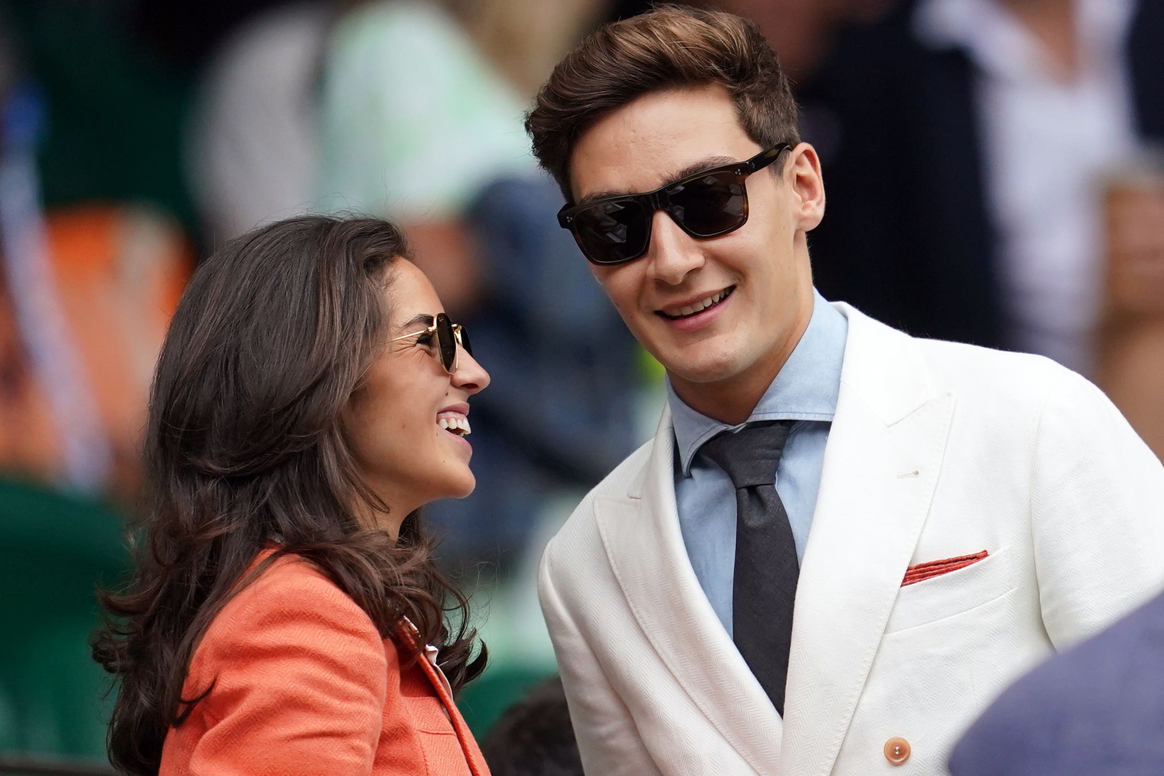 George Russell enjoyed Wimbledon (Victoria Jones/PA)