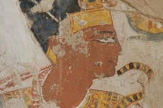 Hidden details of ancient Egyptian paintings revealed by chemical imaging