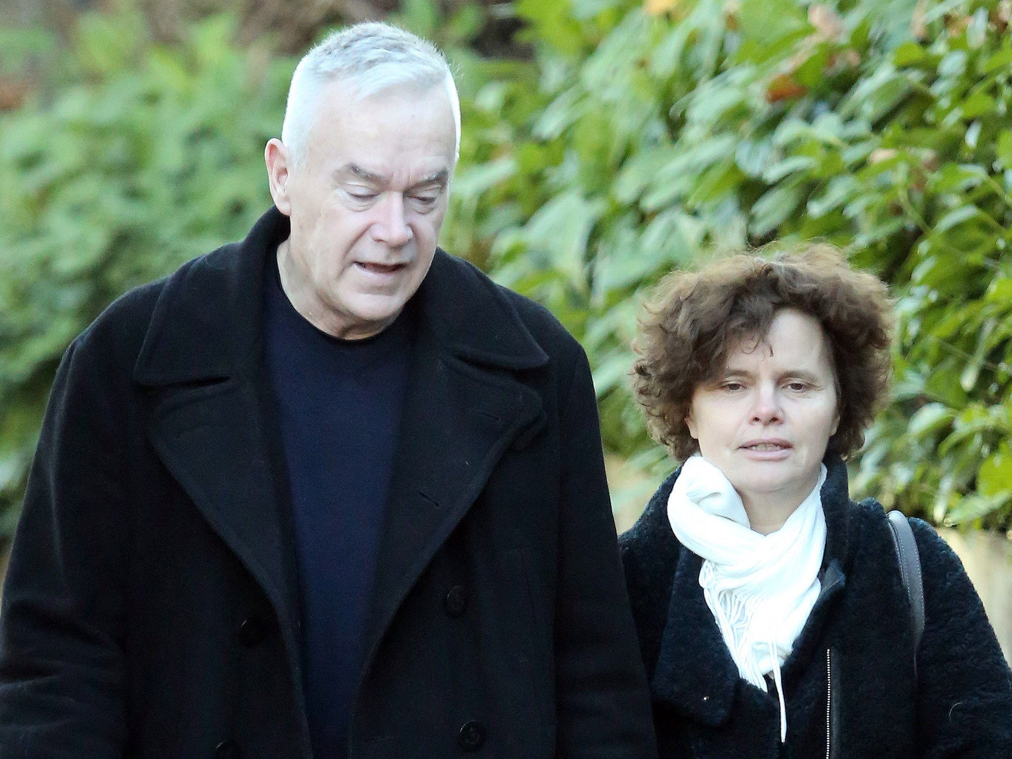 Huw Edwards and his wife Vicky in 2018