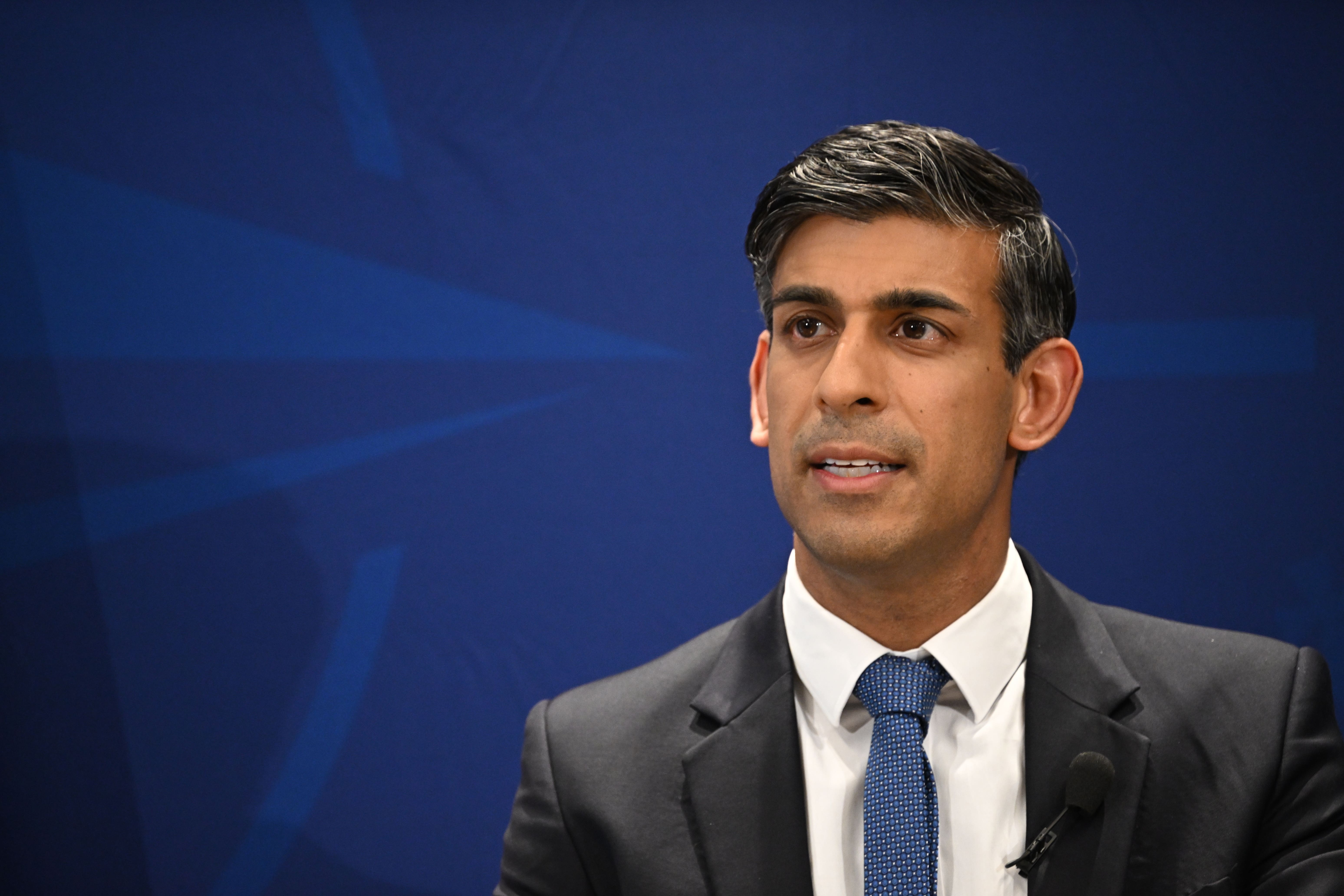 Polling suggests Rishi Sunak still has a long way to go to restore the Conservatives’ reputation for competence. (Paul Ellis/PA)