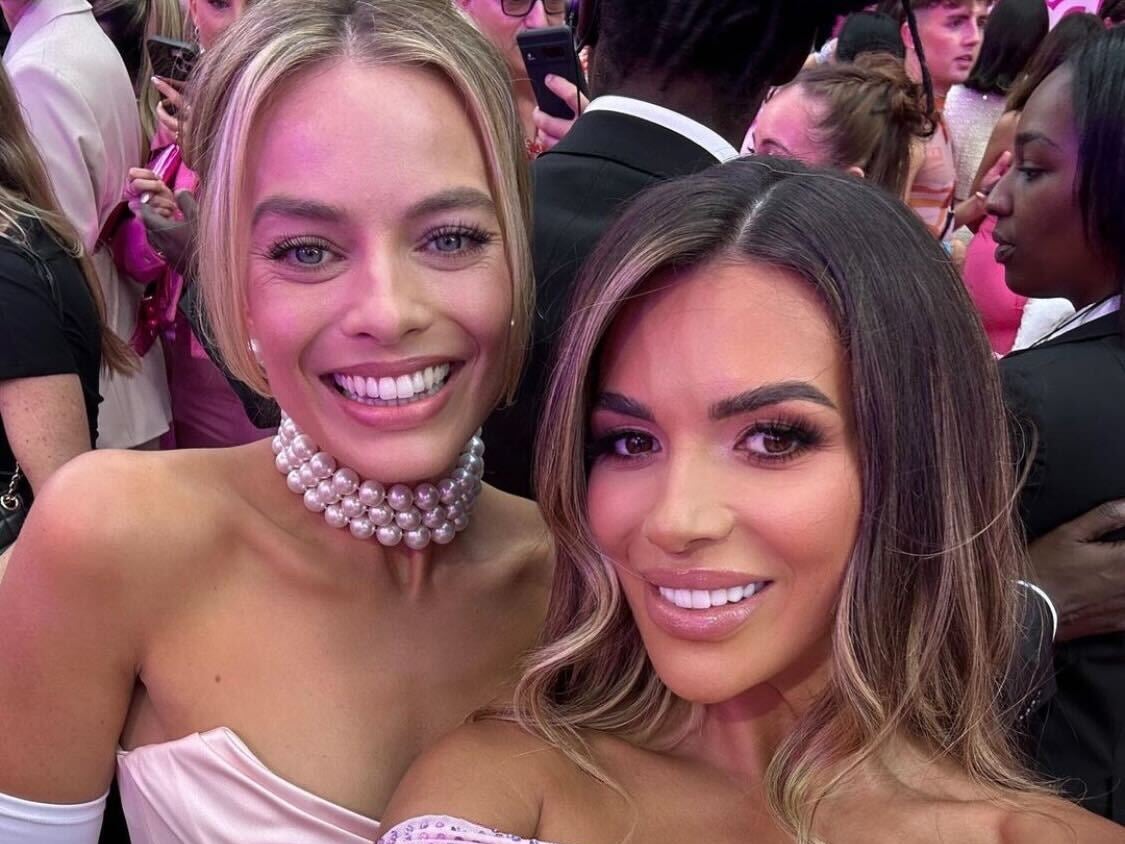 Margot Robbie has fangirl moment over Love Island stars Ekin-Su, Davide and Liberty at Barbie premiere