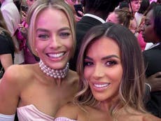 Margot Robbie has fangirl moment over Love Island stars Ekin-Su, Davide and Liberty at Barbie premiere