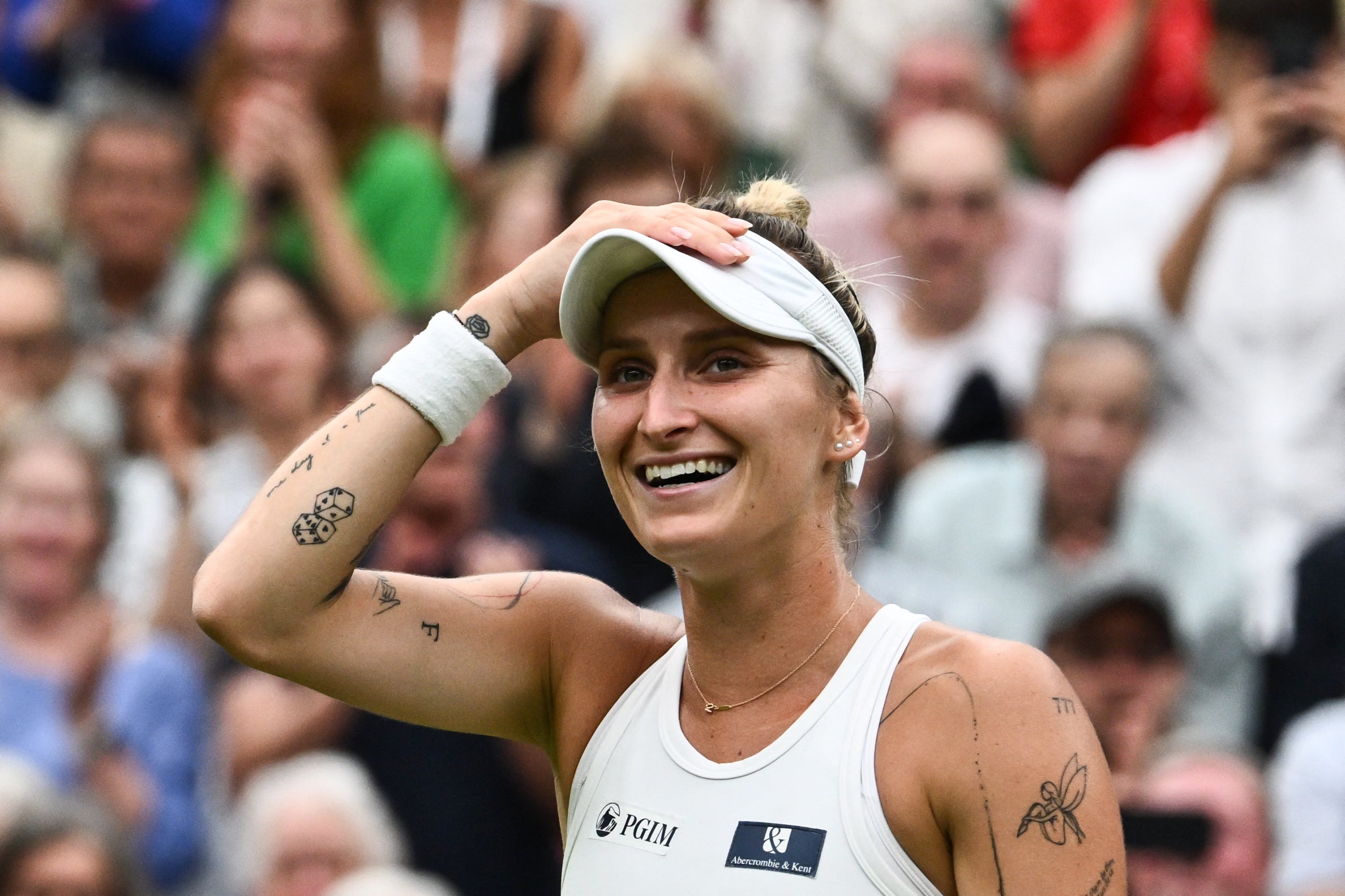 Czech Republic’s Marketa Vondrousova is in her second Grand Slam final