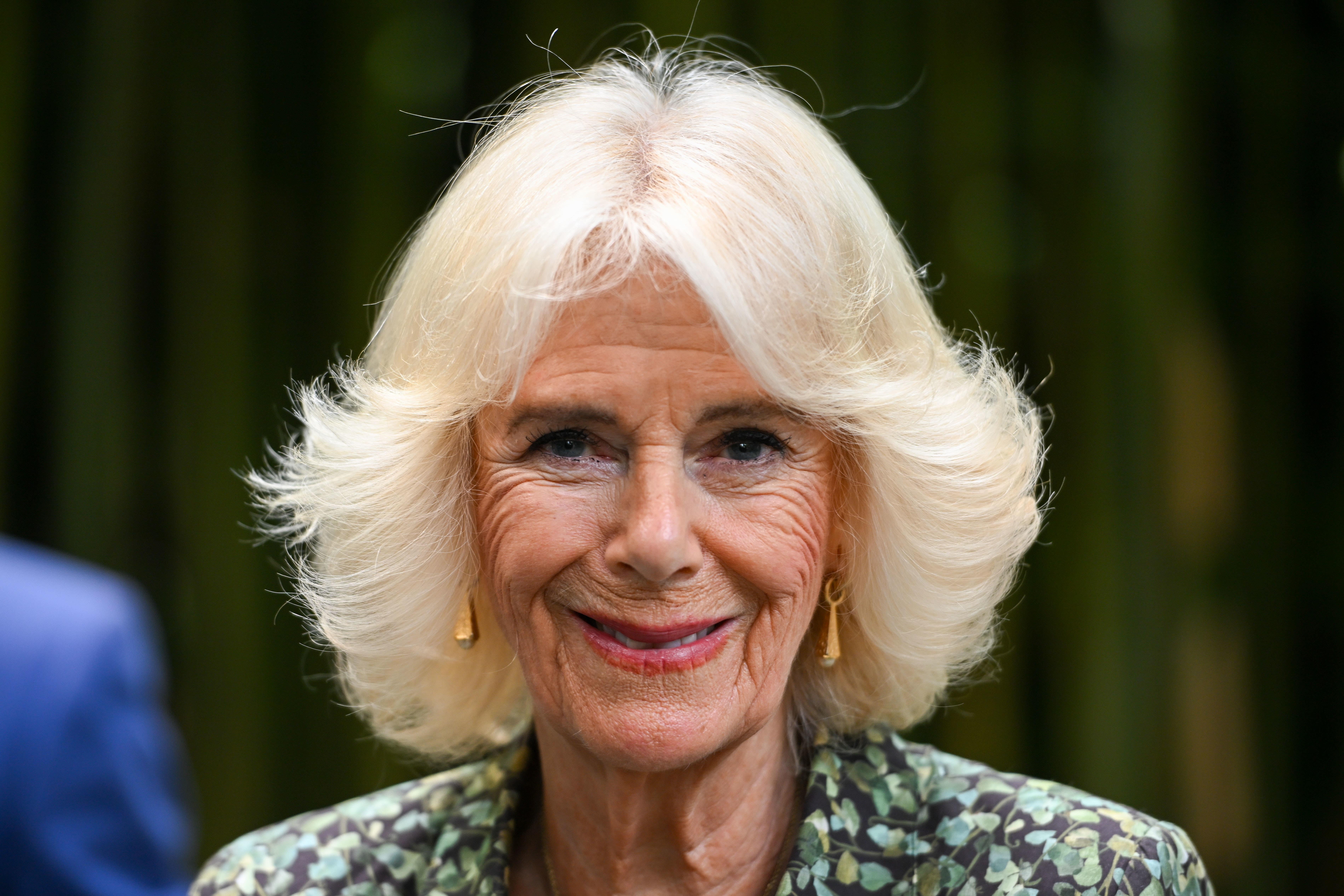 Queen Camilla spoke with members of the community in Cornwall as part of her visit (Finnbarr Webster/PA)