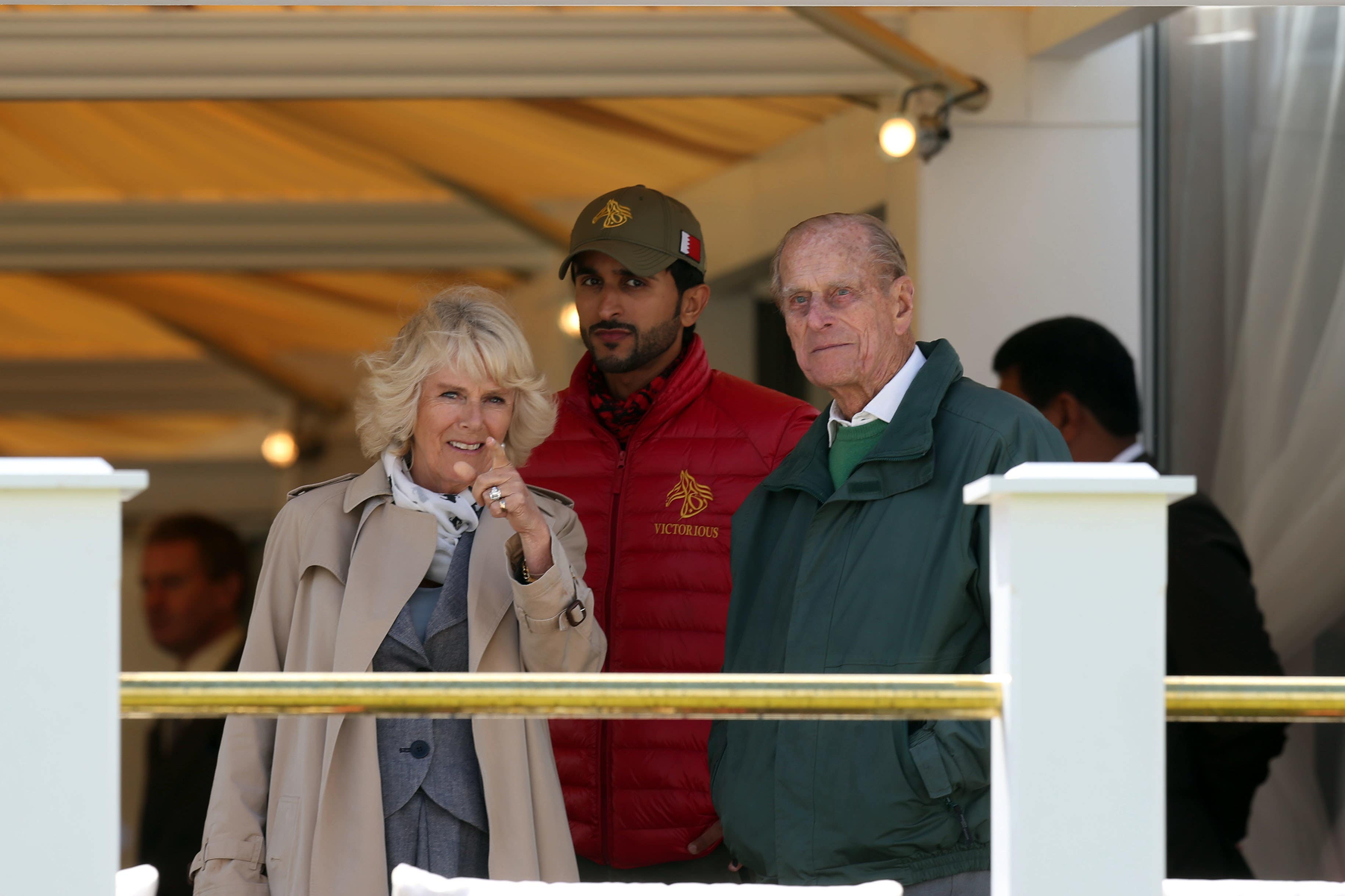 The late Duke of Edinburgh with the then-Duchess of Cornwall at the Royal Windsor Horse Show (Steve Parsons/PA)