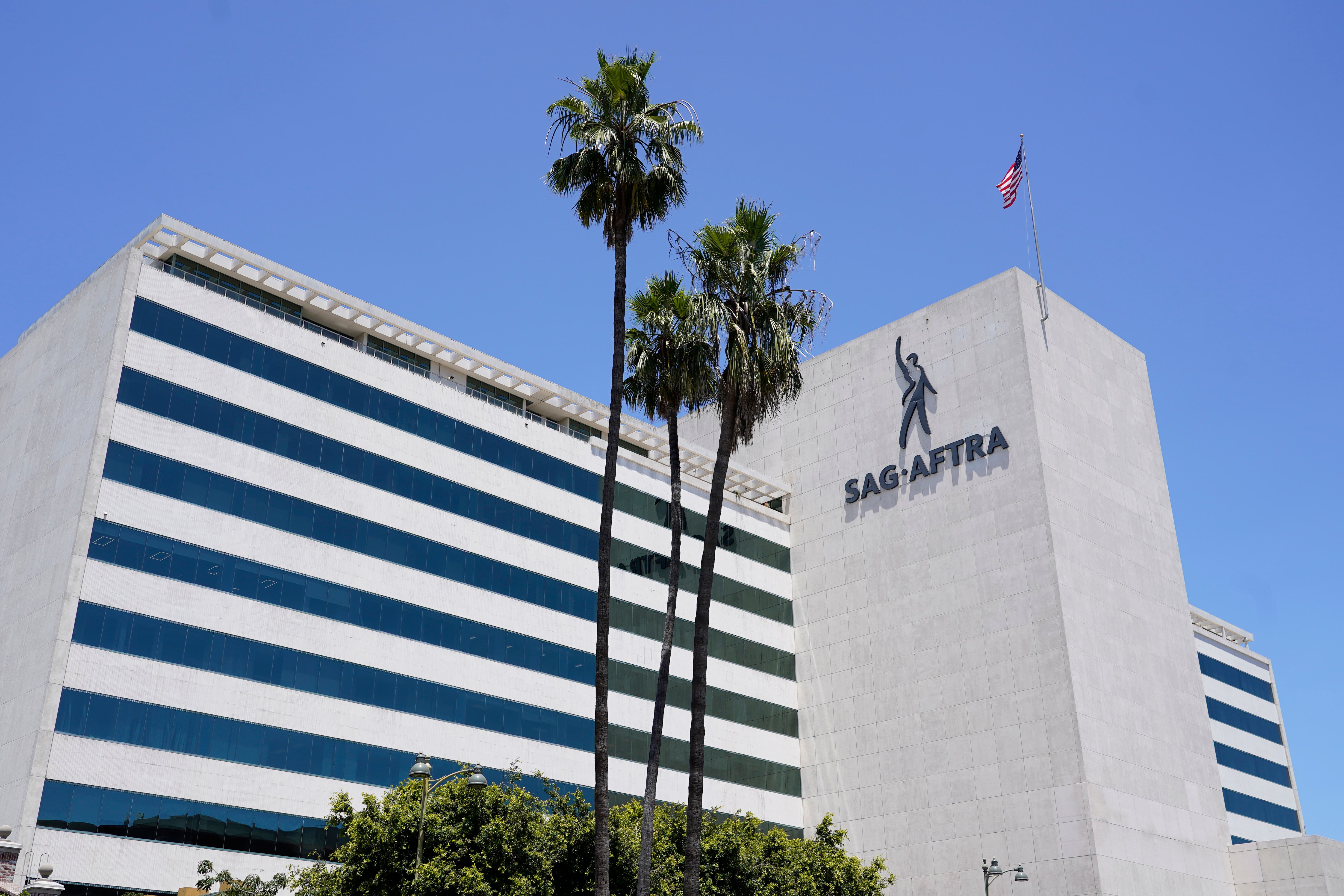 Hollywood actors join writers on the picket lines as Sag-Aftra strike begins (Chris Pizzello/AP)