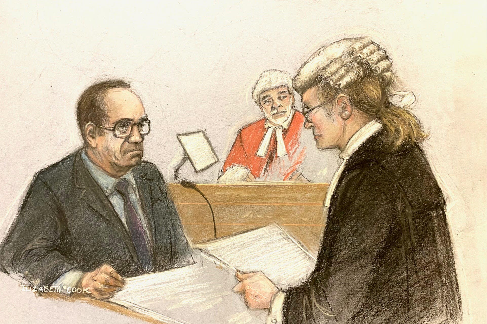 Kevin Spacey continued to give evidence from the witness box on Friday (Elizabeth Cook/PA)