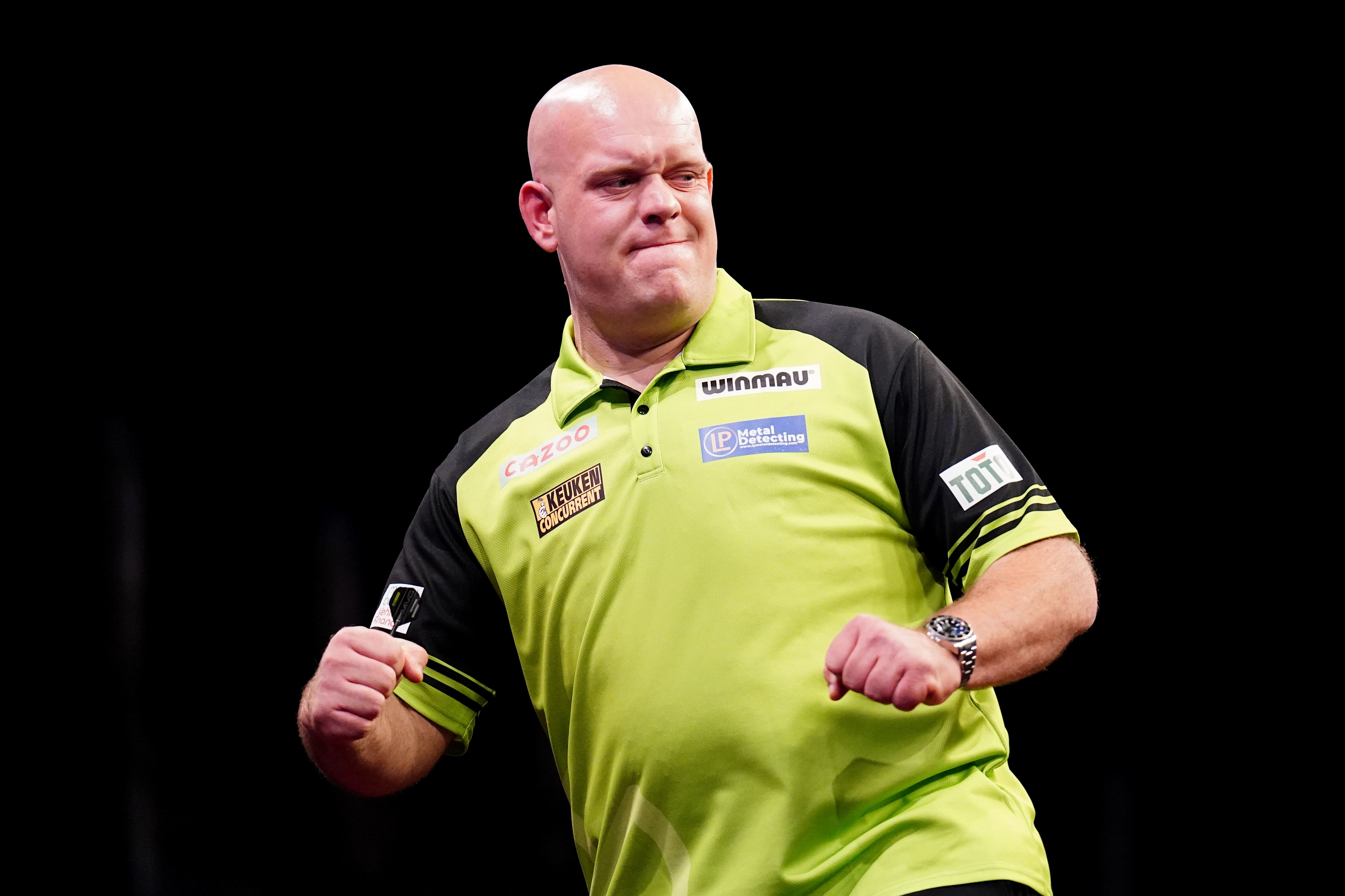 Michael Van Gerwen is targeting back-to-back World Matchplay titles (Zac Goodwin/PA)