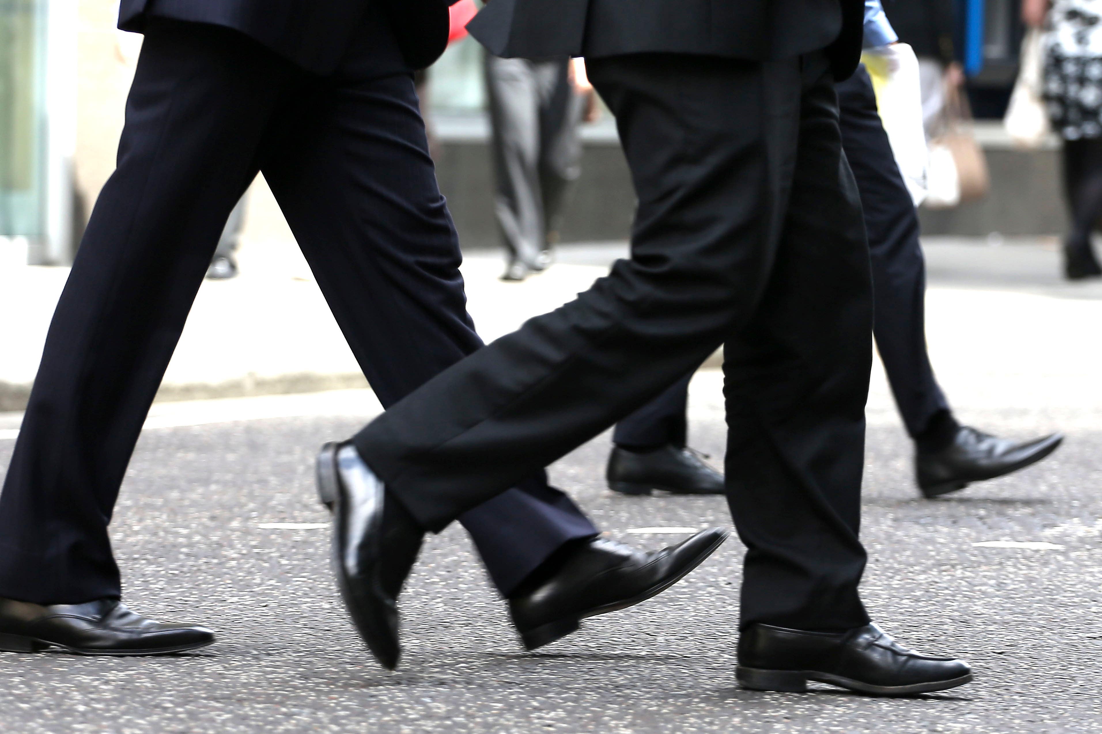 Office workers in central London (Philip Toscano/PA)