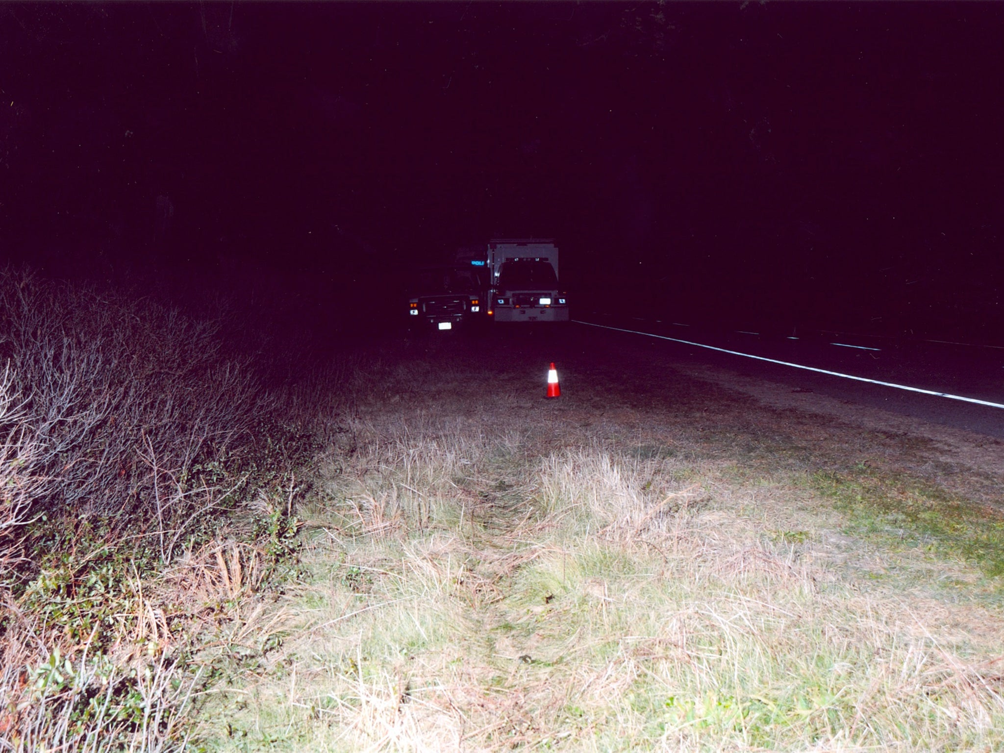 Brush area where Megan Waterman’s remains were recovered