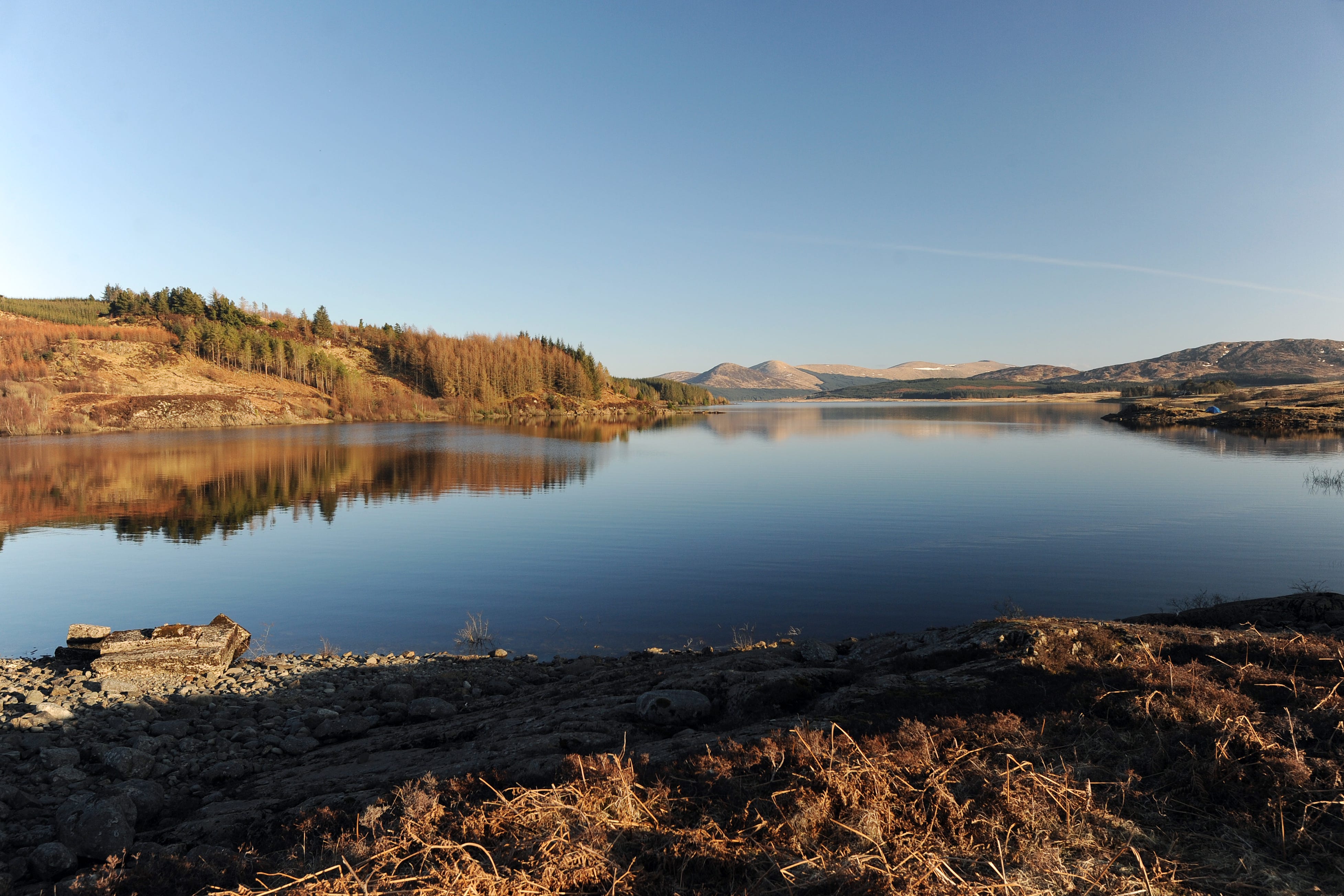 Mary Monkman’s car was found near Loch Doon in Ayrshire (Anna Gowthorpe/PA)